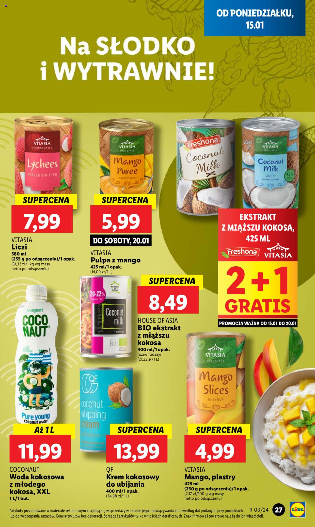 LIDL gazetka ważna od 15.01.2024 do 17.01.2024 strona 27