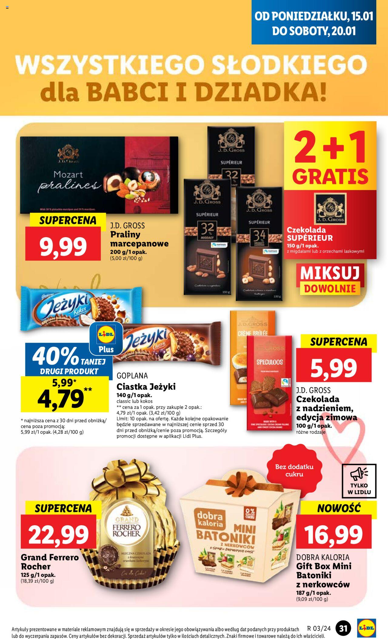 LIDL gazetka ważna od 15.01.2024 do 17.01.2024 strona 31