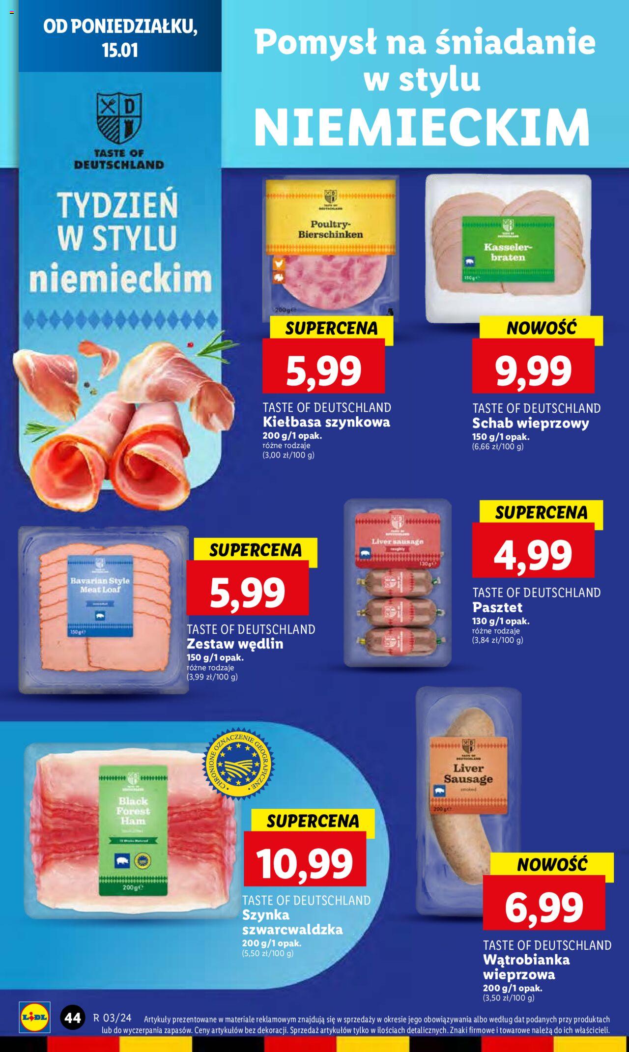 LIDL gazetka ważna od 15.01.2024 do 17.01.2024 strona 44