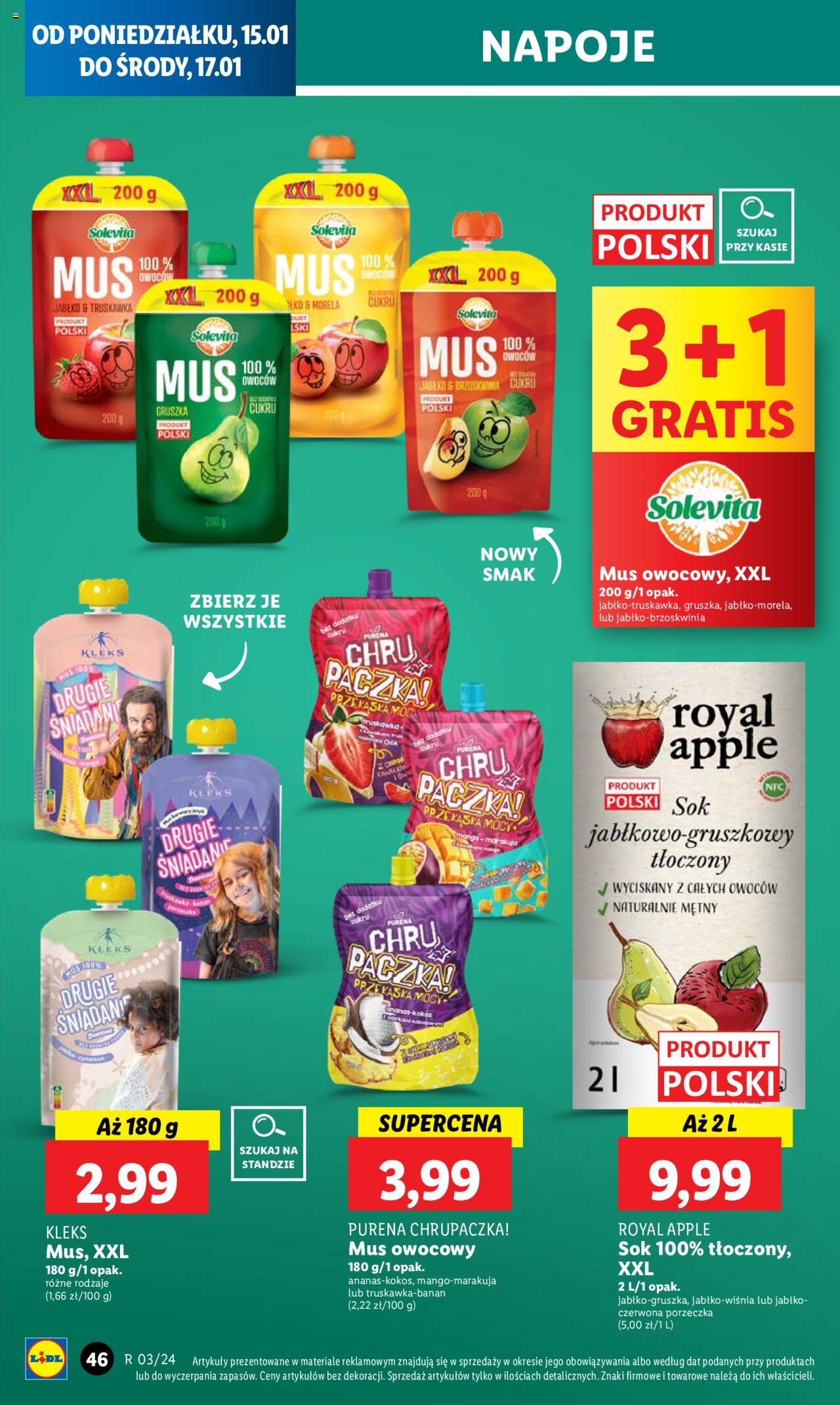 LIDL gazetka ważna od 15.01.2024 do 17.01.2024 strona 46
