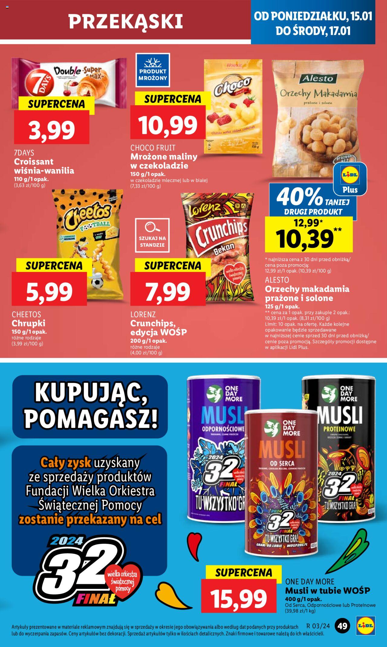 LIDL gazetka ważna od 15.01.2024 do 17.01.2024 strona 49