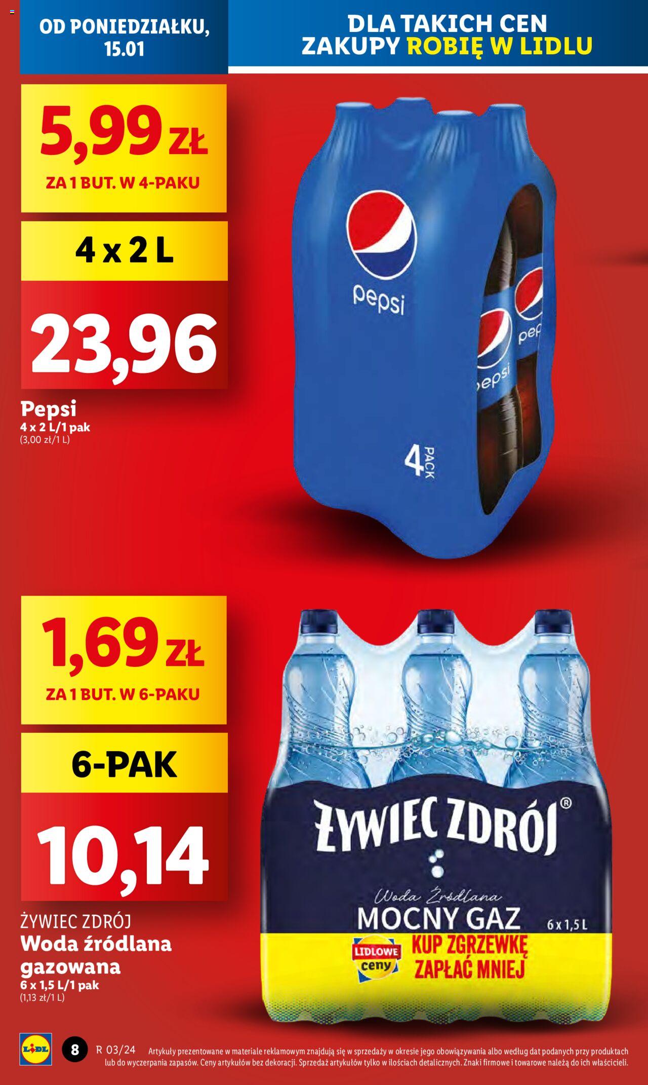 LIDL gazetka ważna od 15.01.2024 do 17.01.2024 strona 8