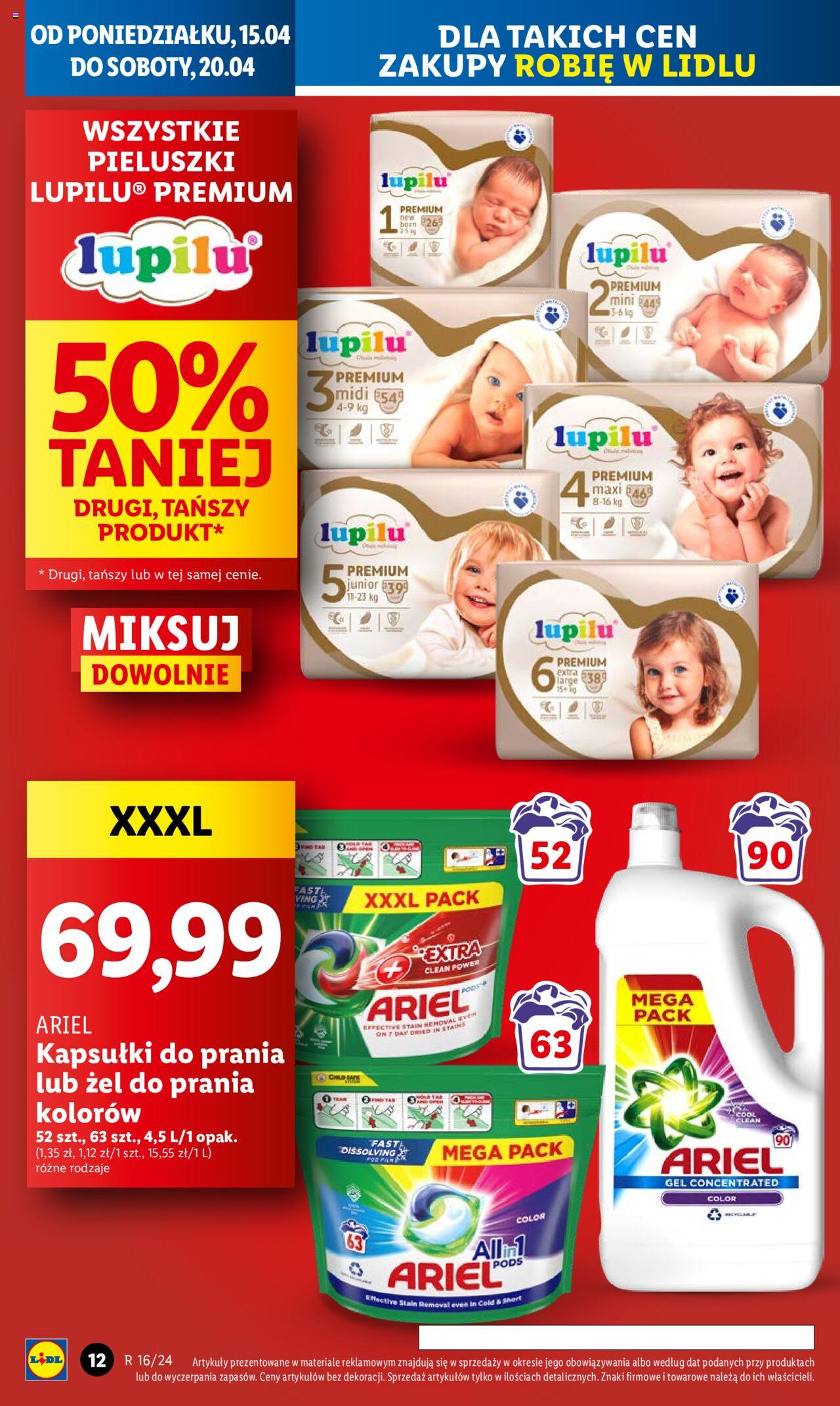 LIDL gazetka ważna od 15.04.2024 do 17.04.2024 strona 12