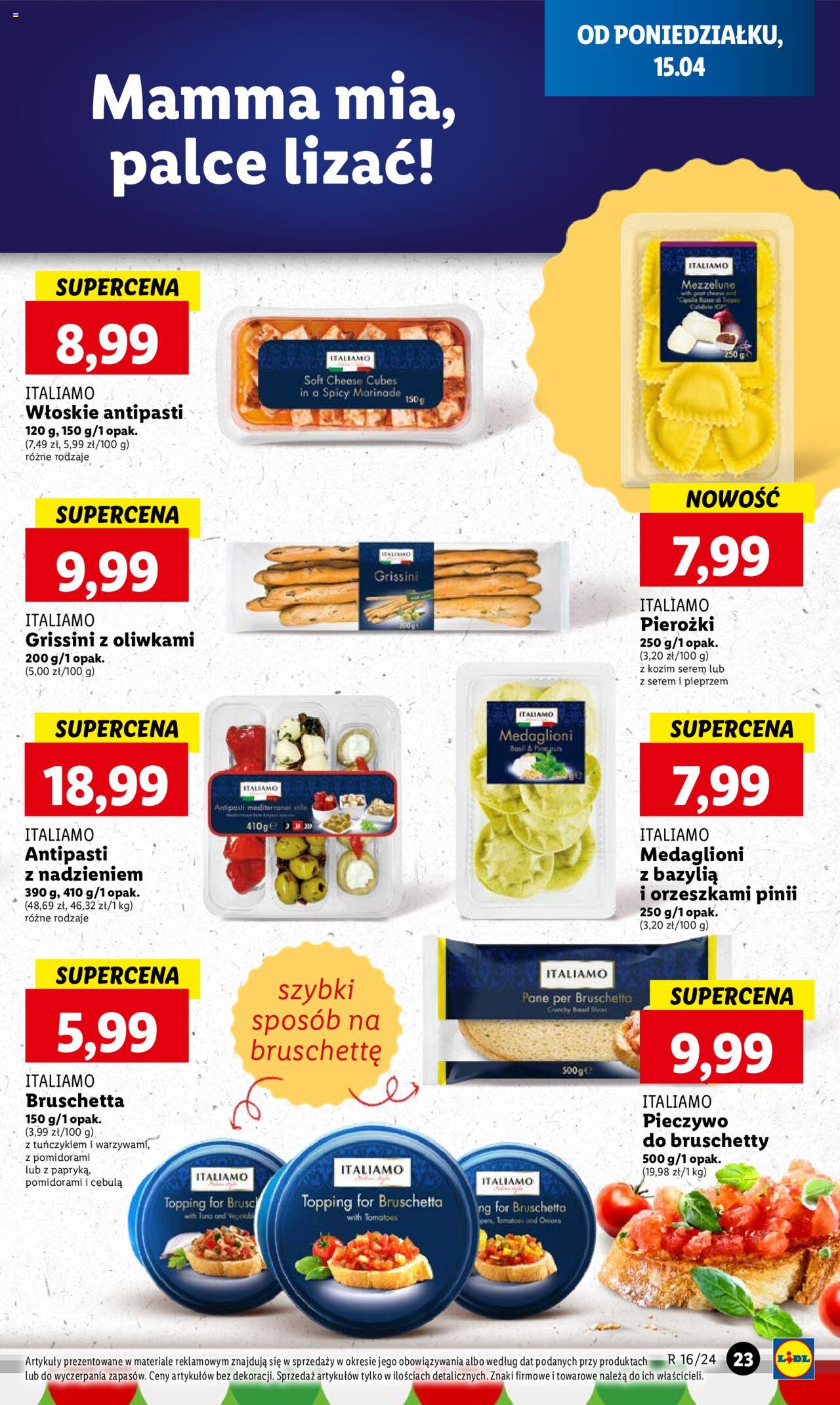 LIDL gazetka ważna od 15.04.2024 do 17.04.2024 strona 23
