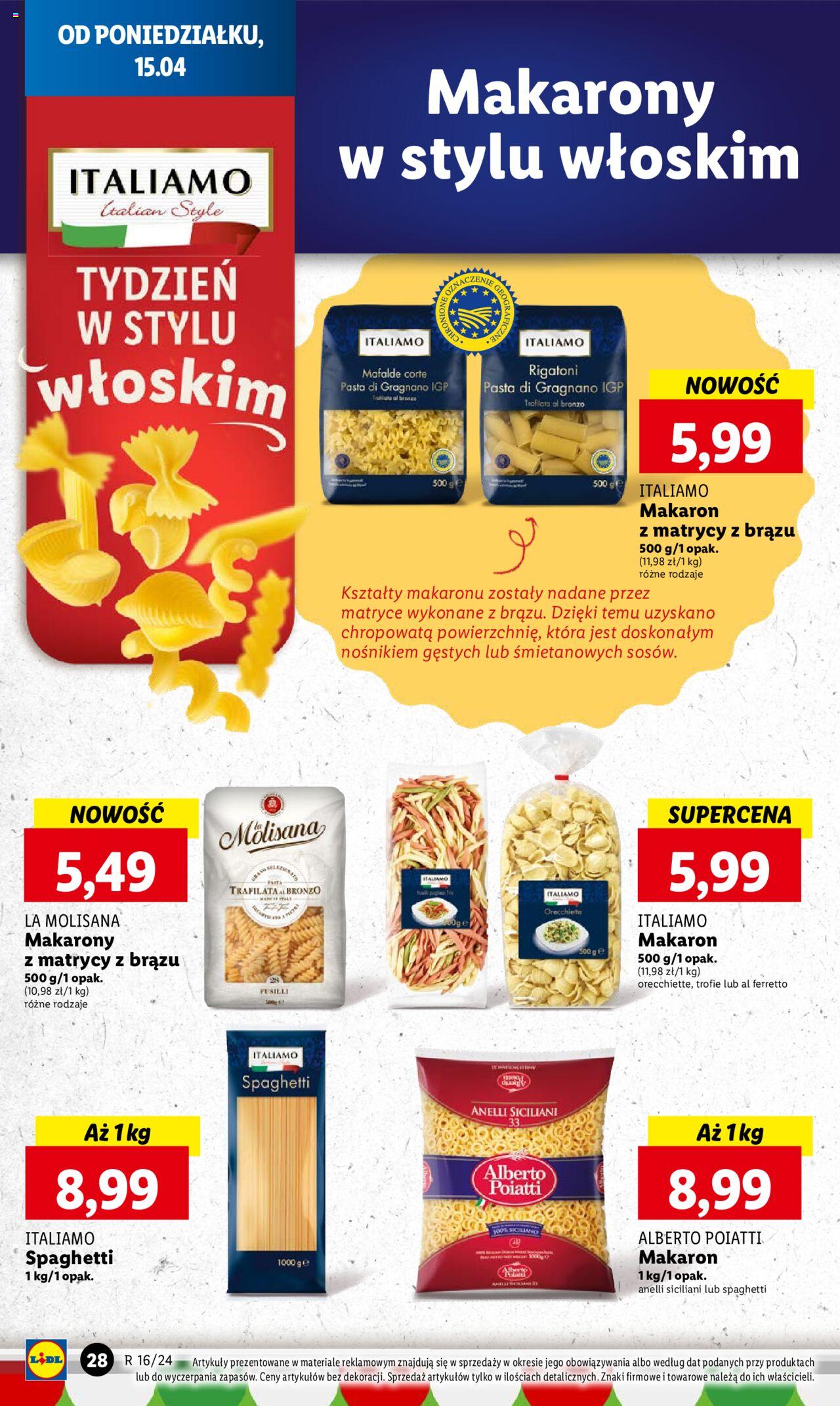 LIDL gazetka ważna od 15.04.2024 do 17.04.2024 strona 28