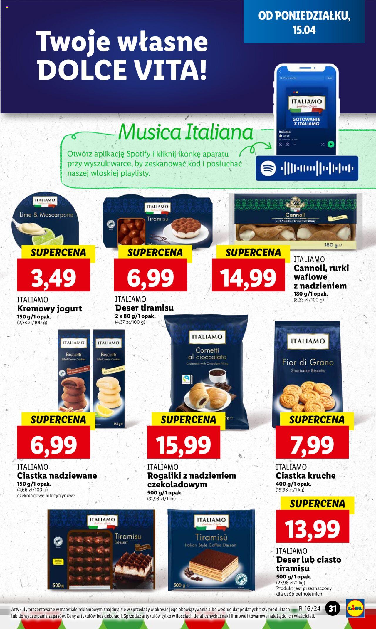 LIDL gazetka ważna od 15.04.2024 do 17.04.2024 strona 31