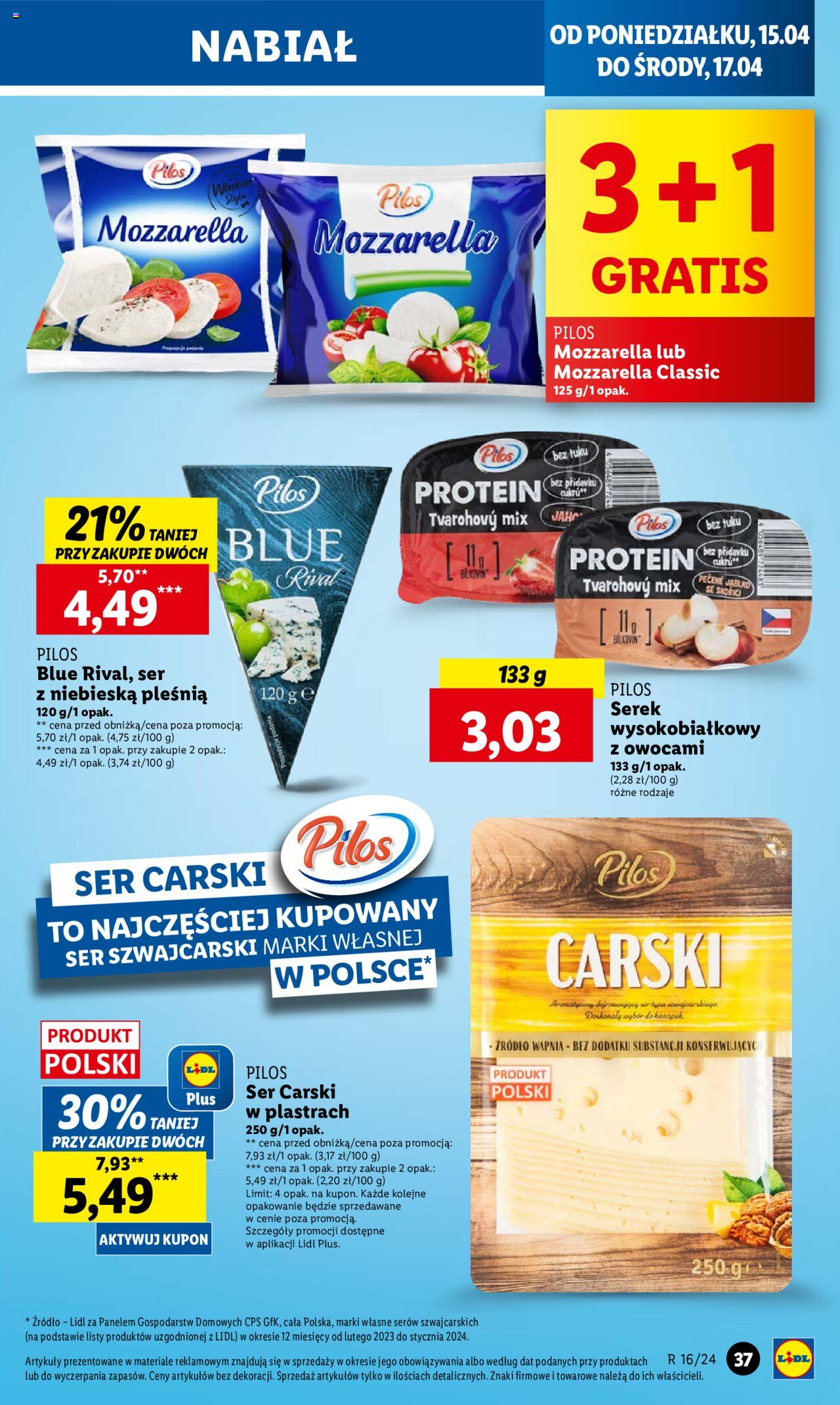 LIDL gazetka ważna od 15.04.2024 do 17.04.2024 strona 37