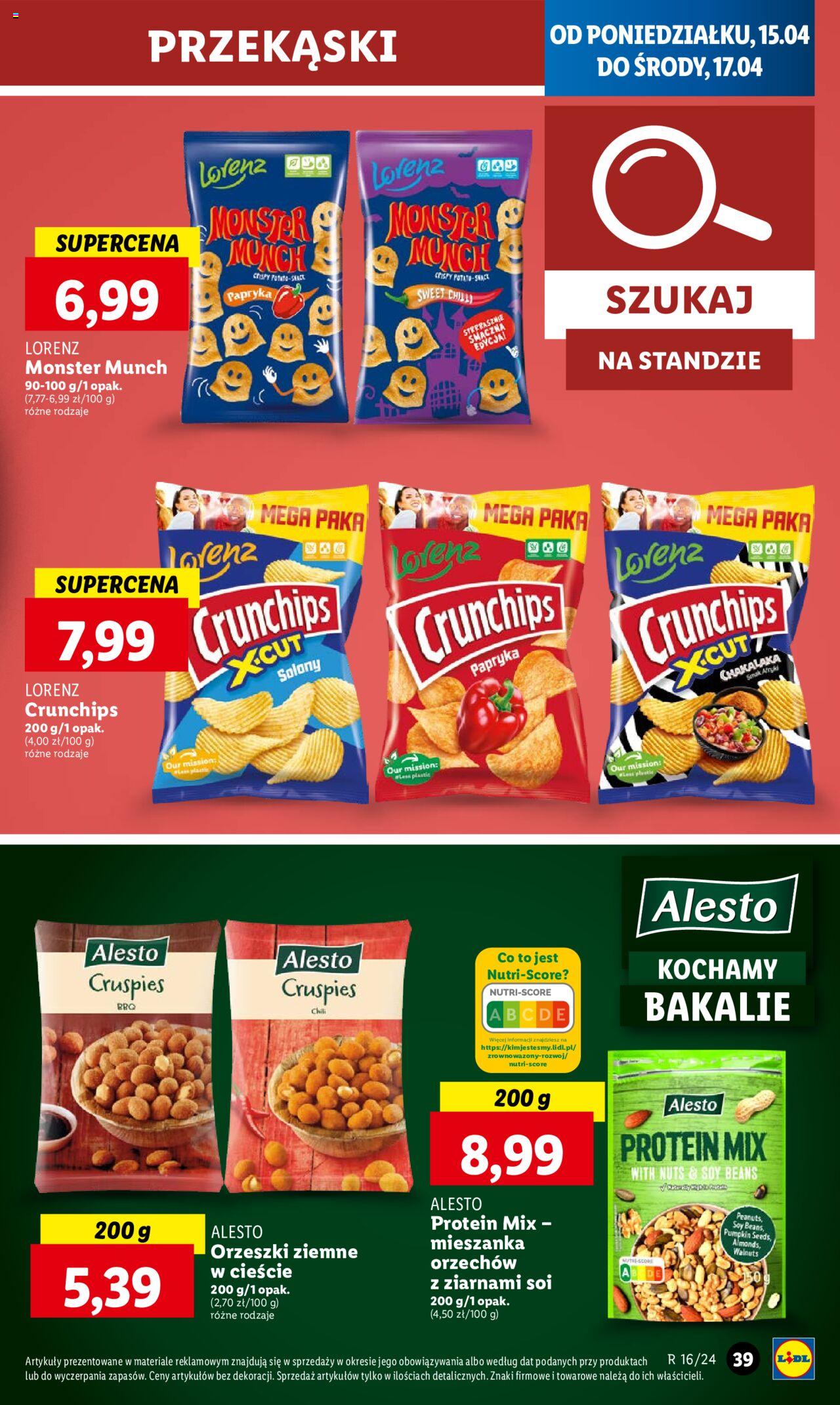 LIDL gazetka ważna od 15.04.2024 do 17.04.2024 strona 39