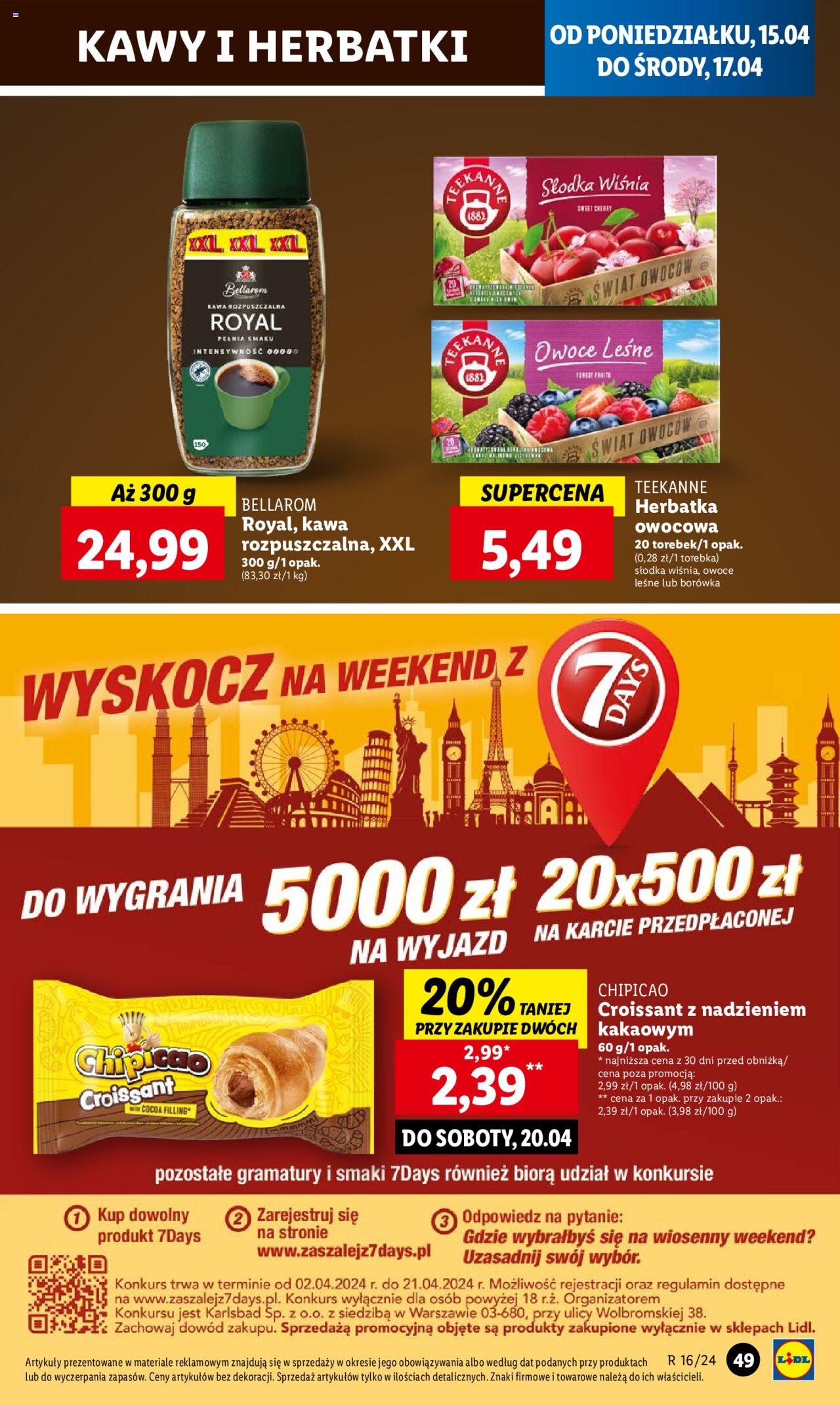 LIDL gazetka ważna od 15.04.2024 do 17.04.2024 strona 49