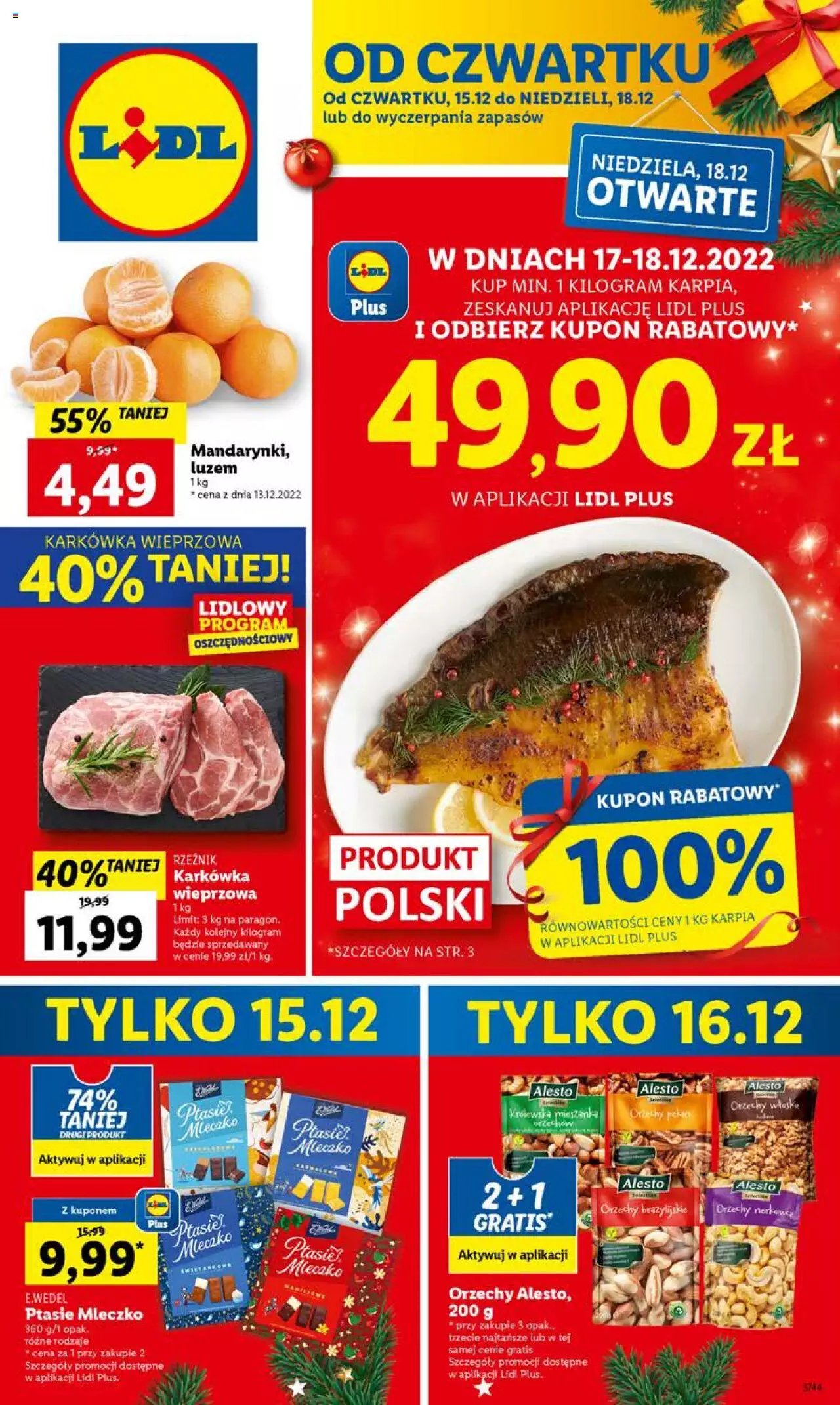 Lidl gazetka ważna od 15.12.2022 do 18.12.2022 strona 1