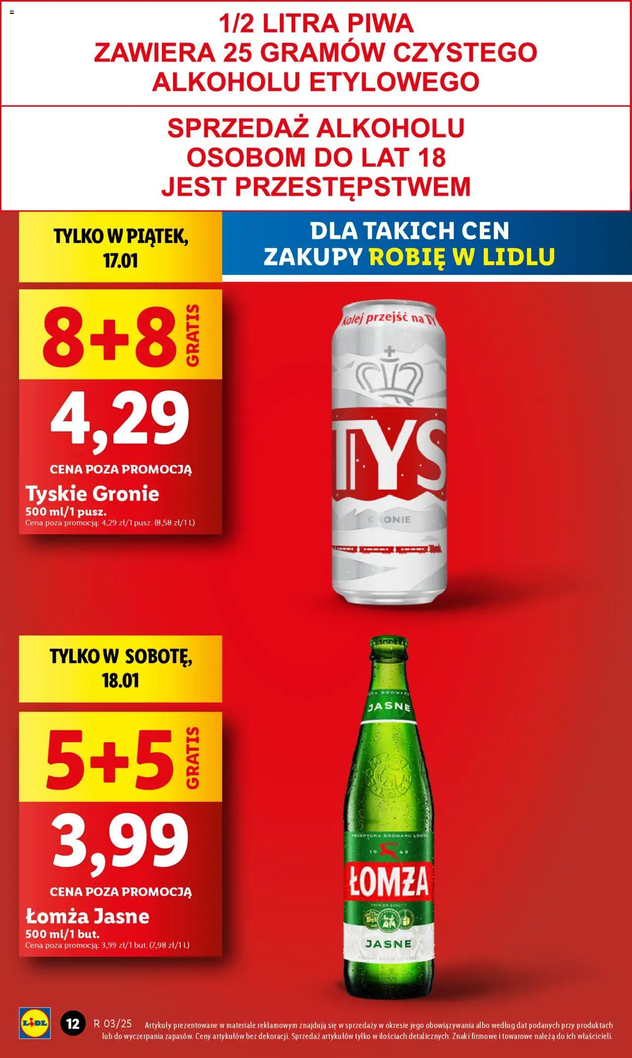 LIDL gazetka ważna od 16.01.2025 do 18.01.2025 strona 12