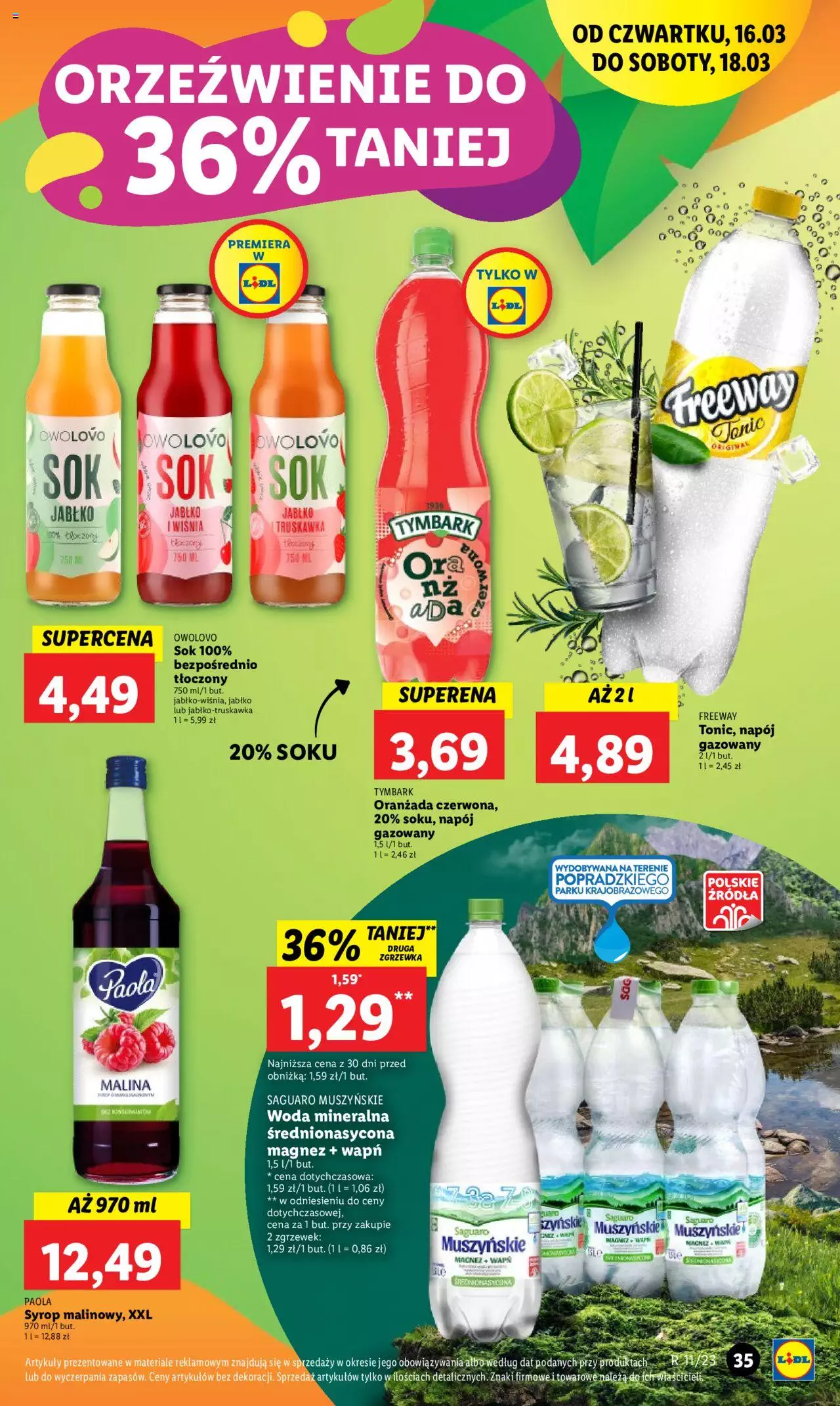 LIDL gazetka ważna od 16.03.2023 do 18.03.2023 strona 35