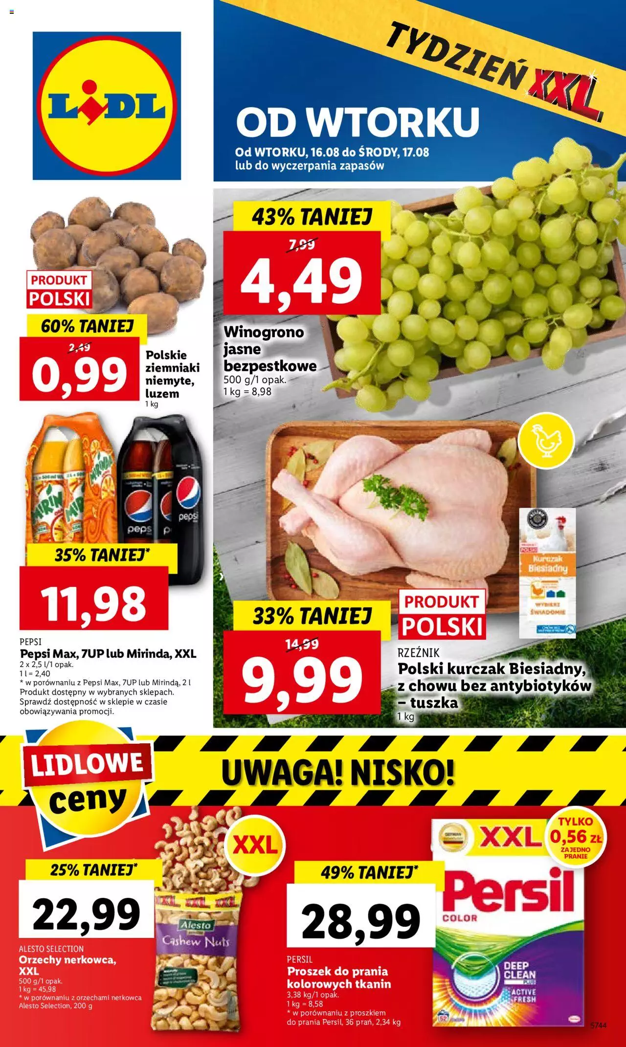 Lidl gazetka ważna od 16.08.2022 do 17.08.2022 strona 1
