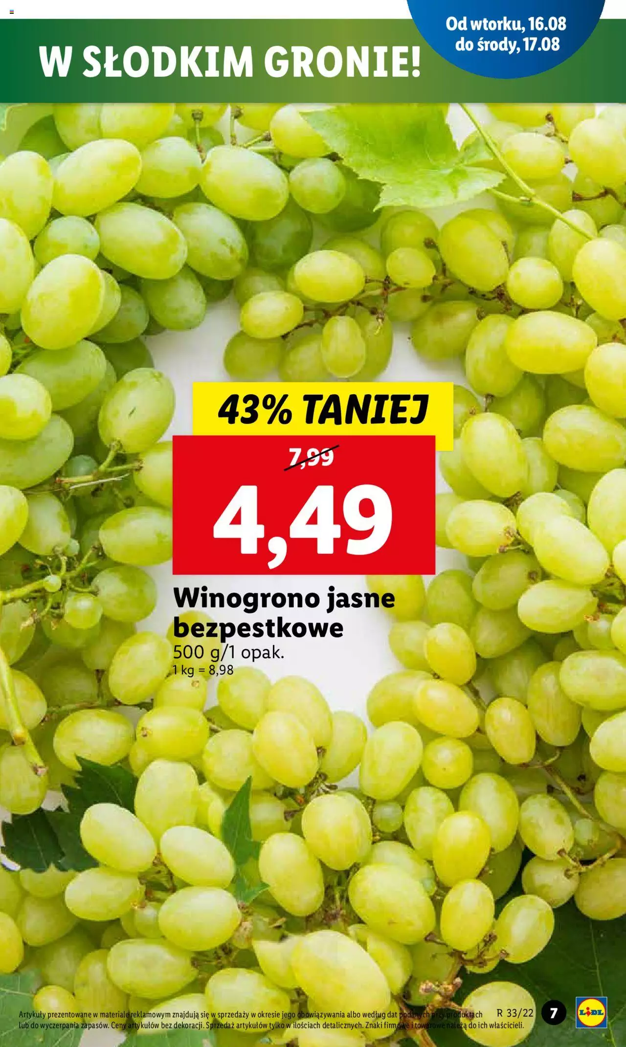 Lidl gazetka ważna od 16.08.2022 do 17.08.2022 strona 7