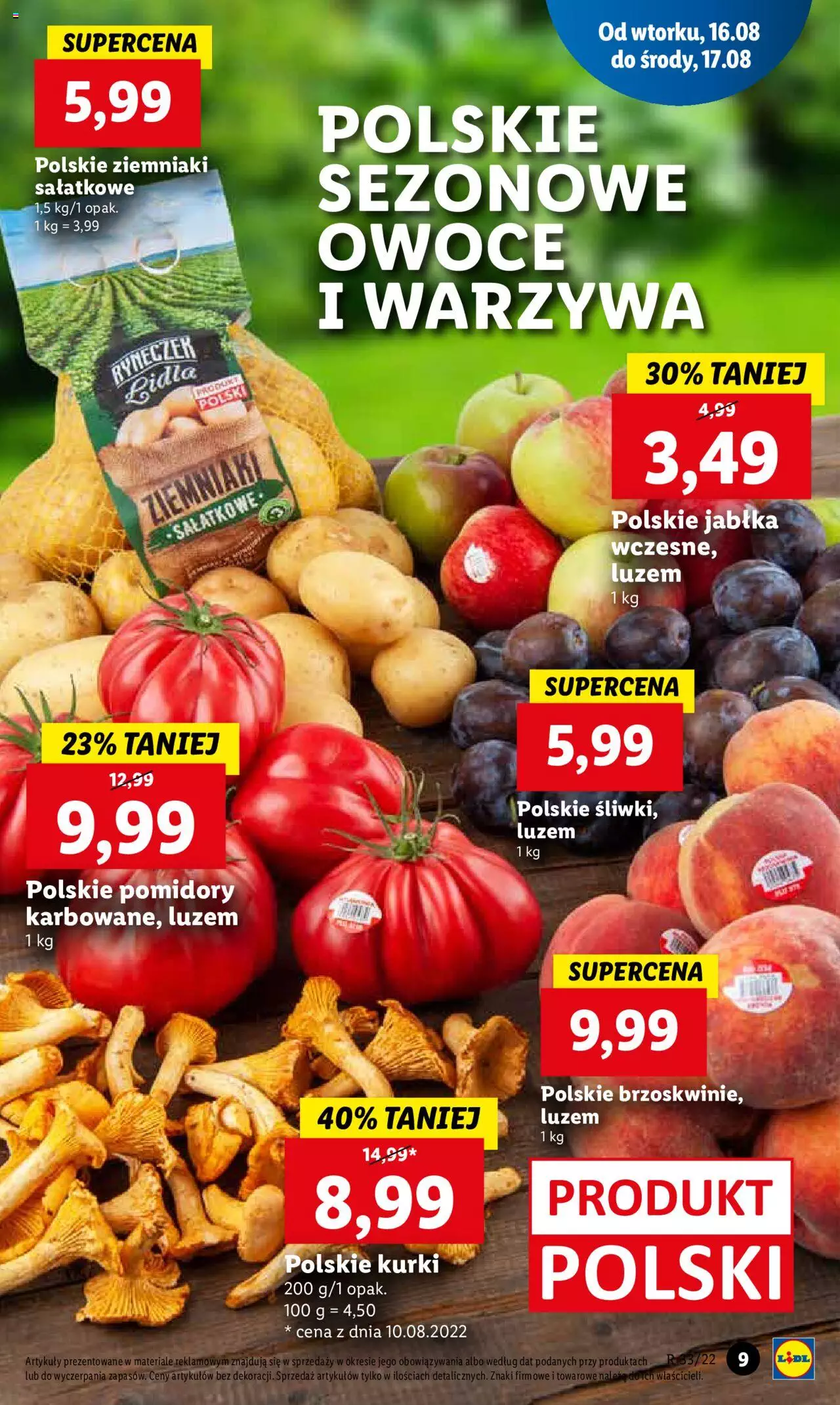 Lidl gazetka ważna od 16.08.2022 do 17.08.2022 strona 9