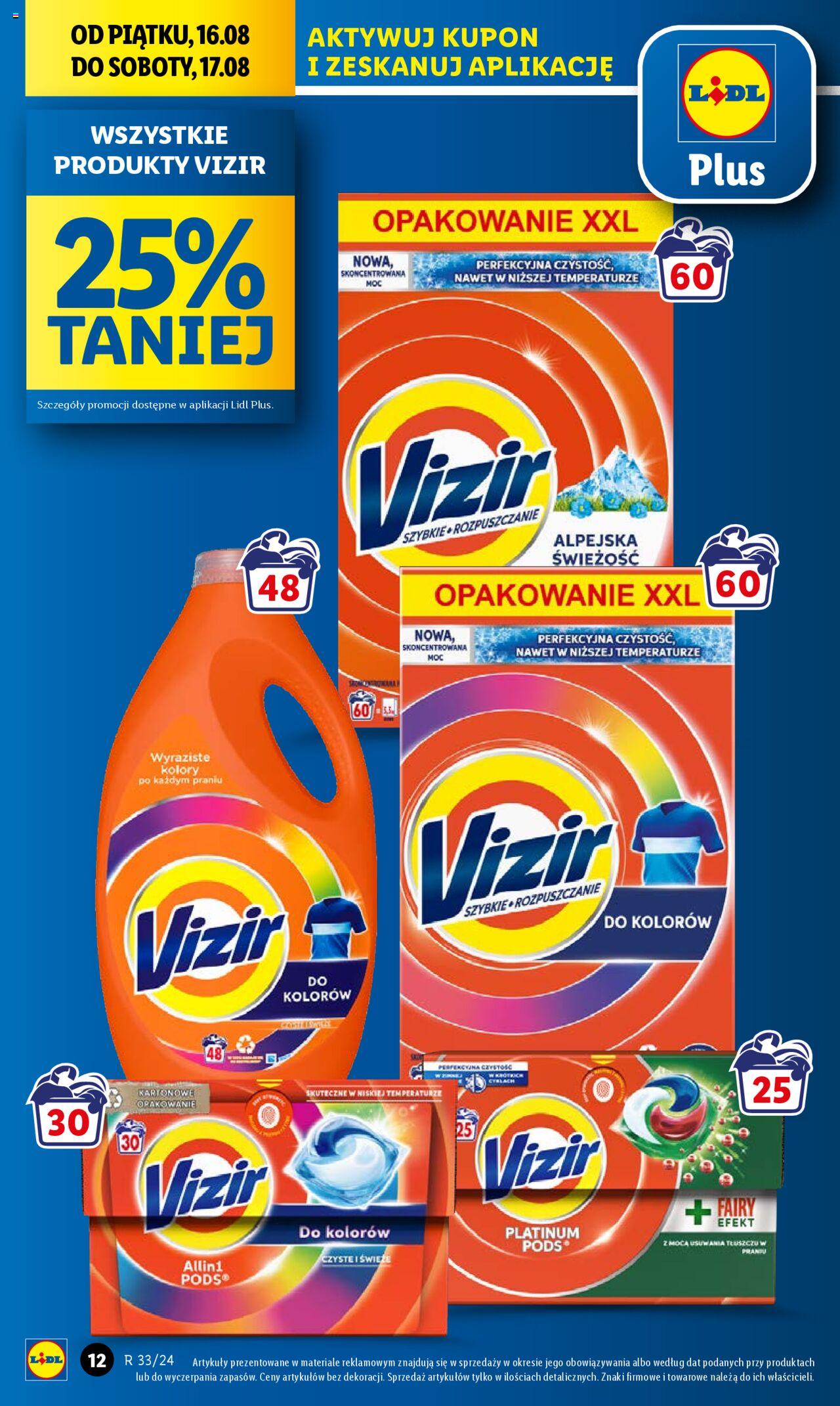 LIDL gazetka ważna od 16.08.2024 do 17.08.2024 strona 12