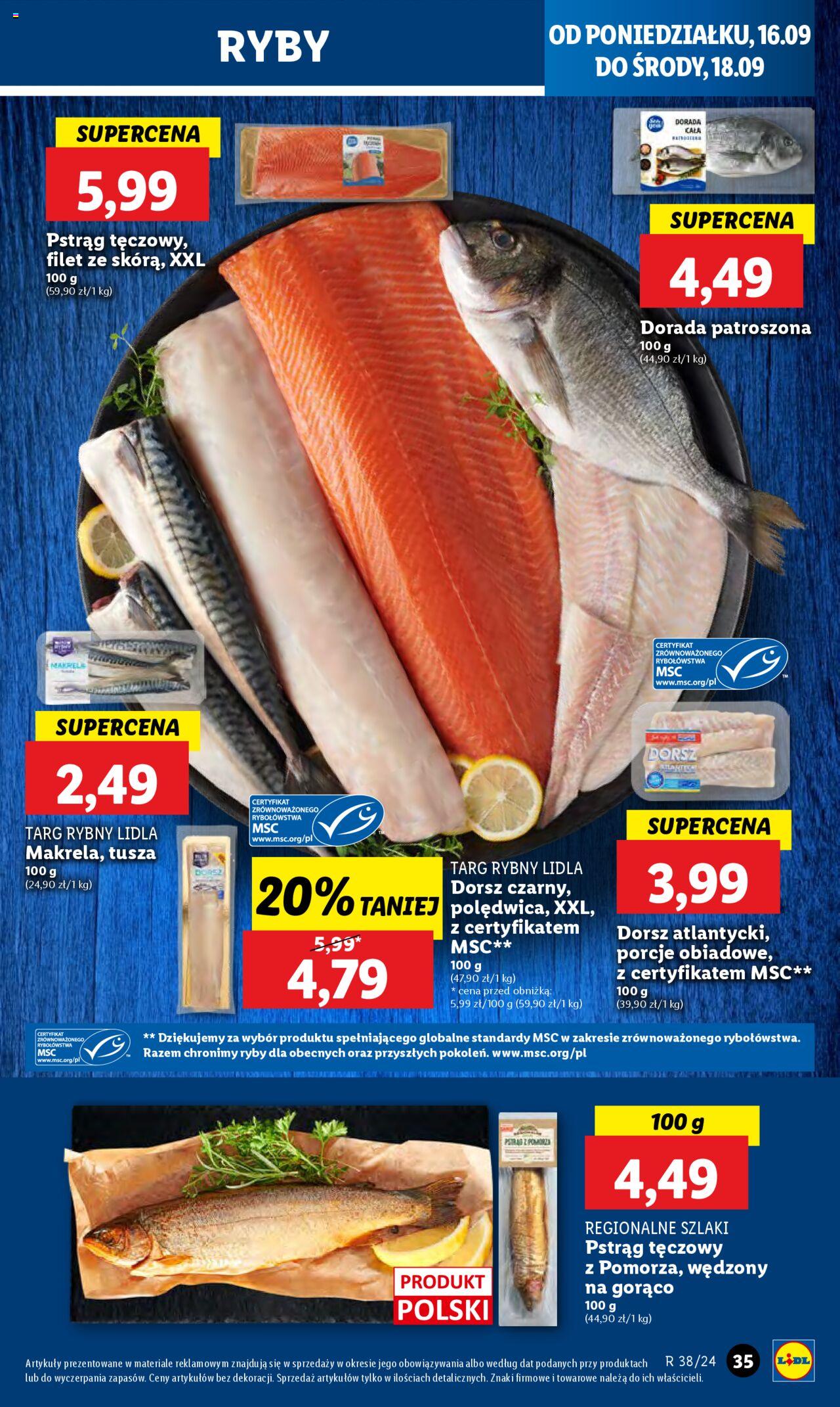 LIDL gazetka ważna od 16.09.2024 do 18.09.2024 strona 38