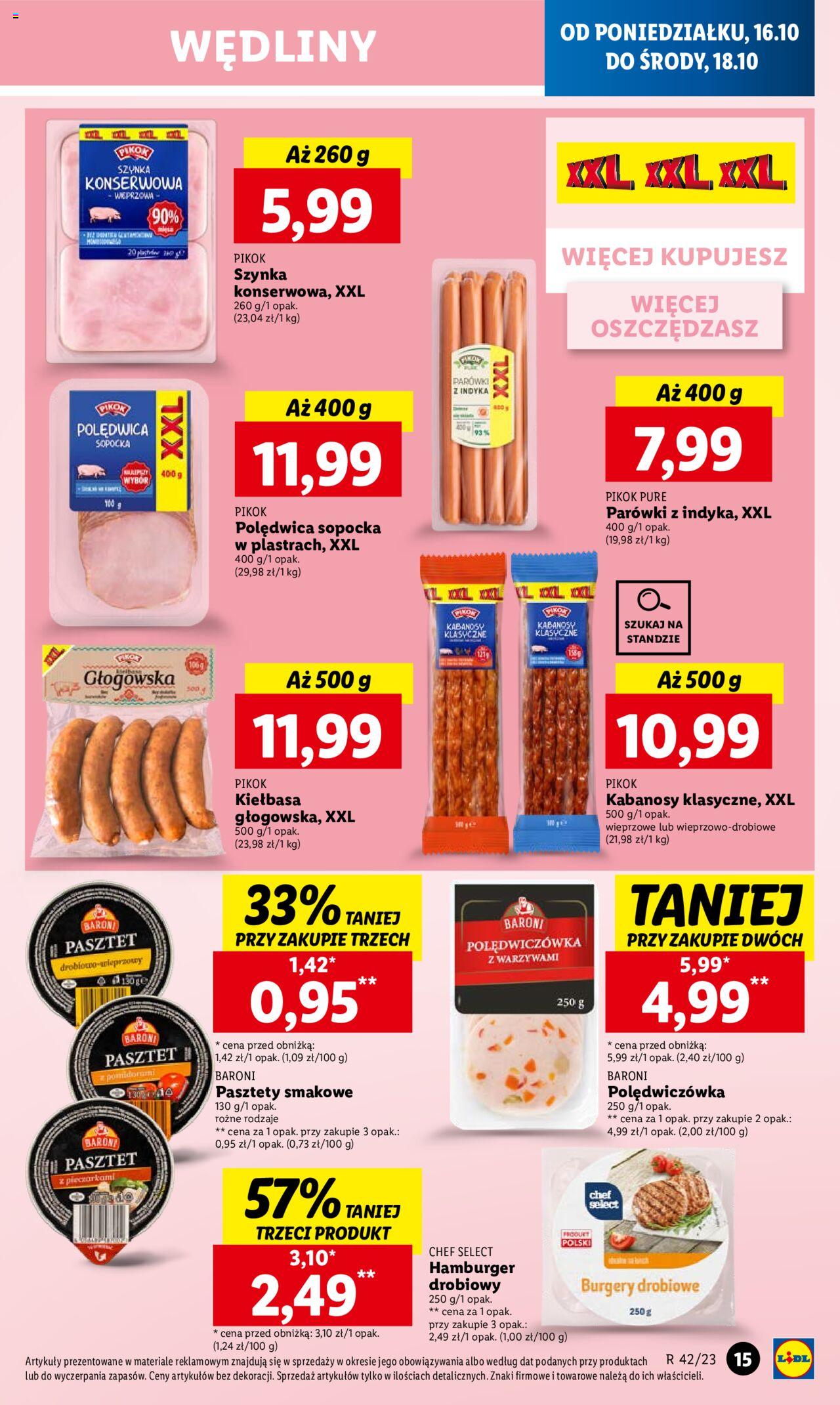 LIDL gazetka ważna od 16.10.2023 do 18.10.2023 strona 23