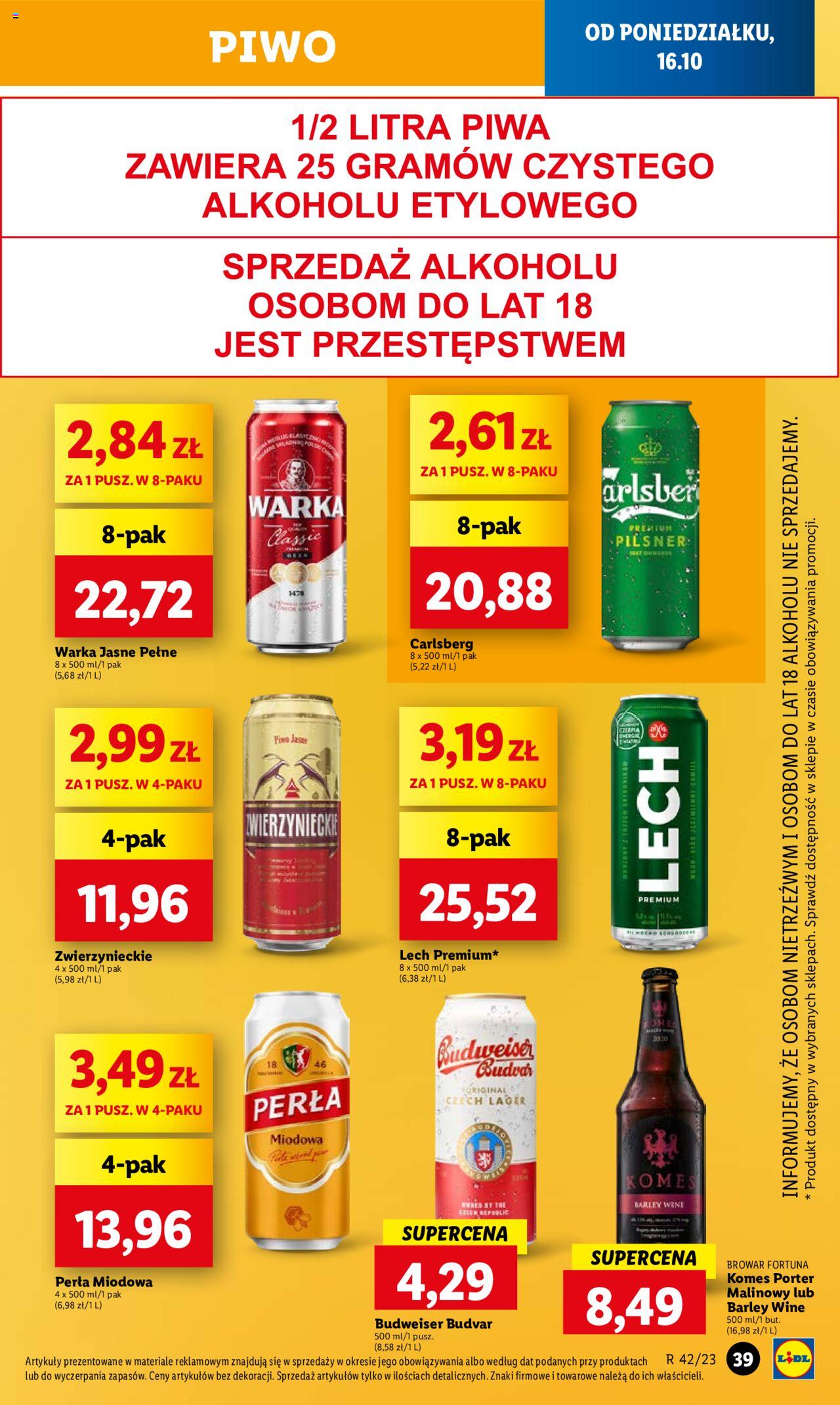 LIDL gazetka ważna od 16.10.2023 do 18.10.2023 strona 47