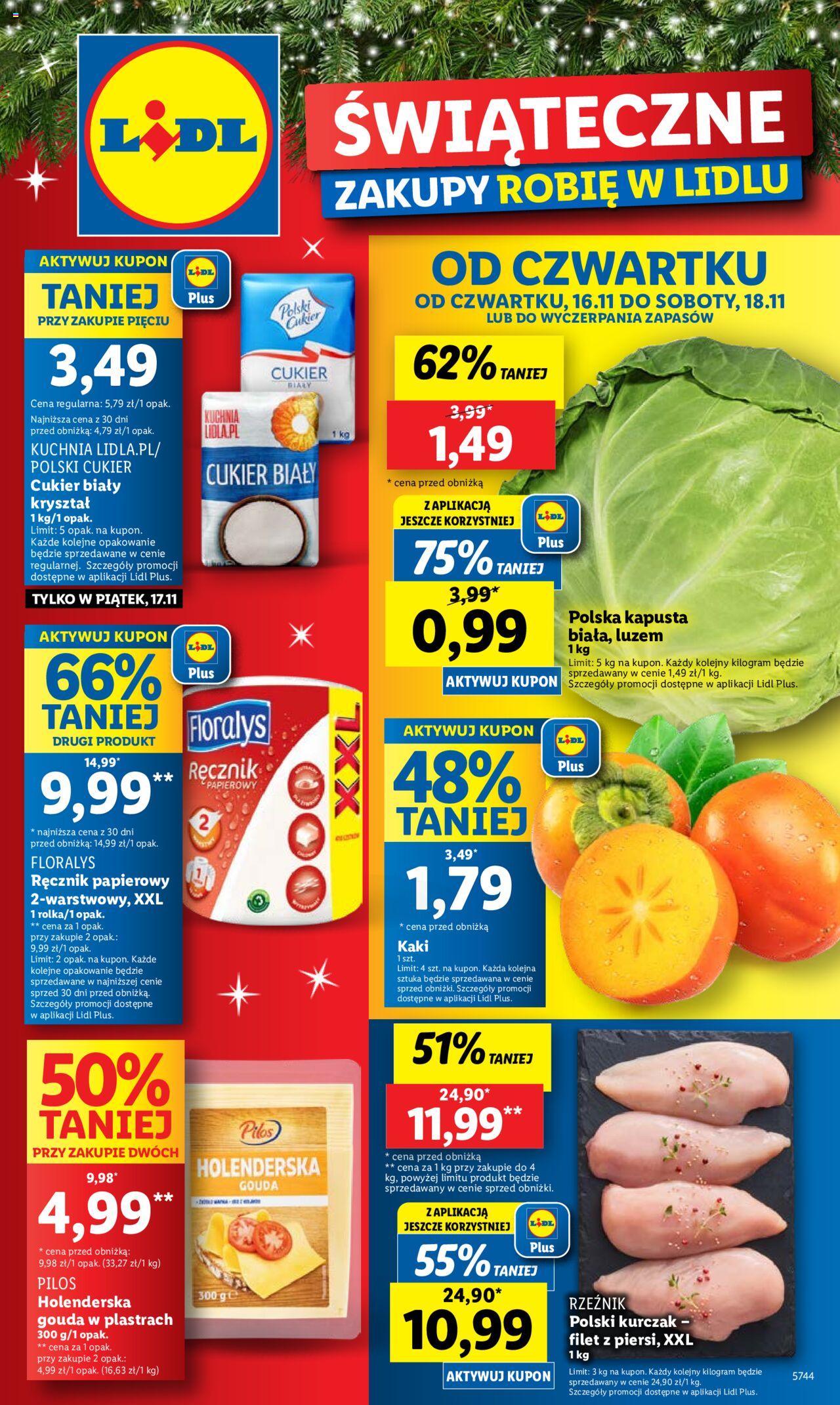 Lidl gazetka ważna od 16.11.2023 do 18.11.2023 strona 1