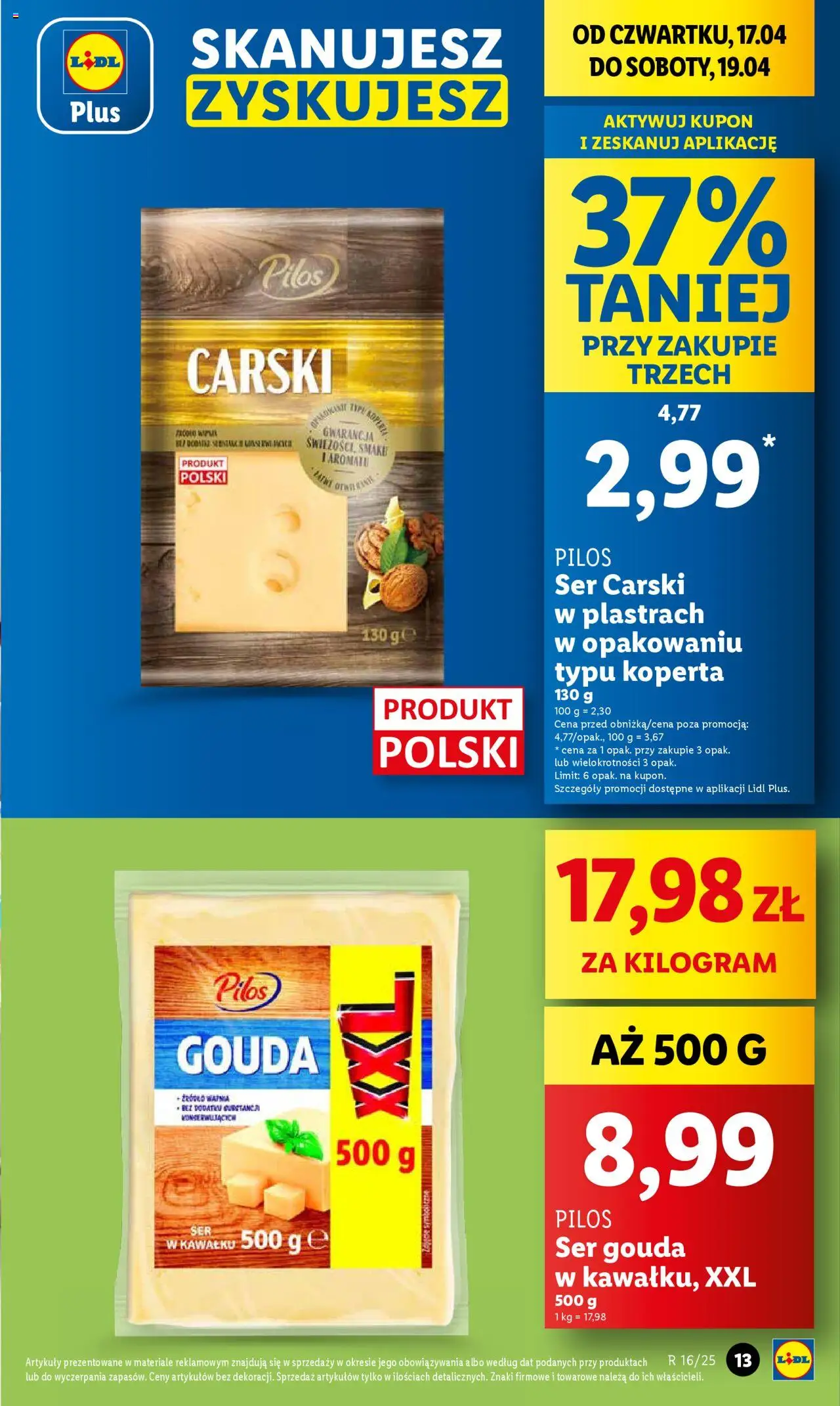 LIDL gazetka ważna od  17.04.2025 do 19.04.2025 strona 13
