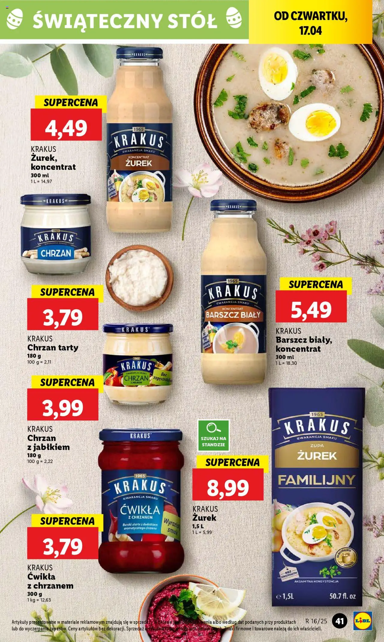 LIDL gazetka ważna od  17.04.2025 do 19.04.2025 strona 43
