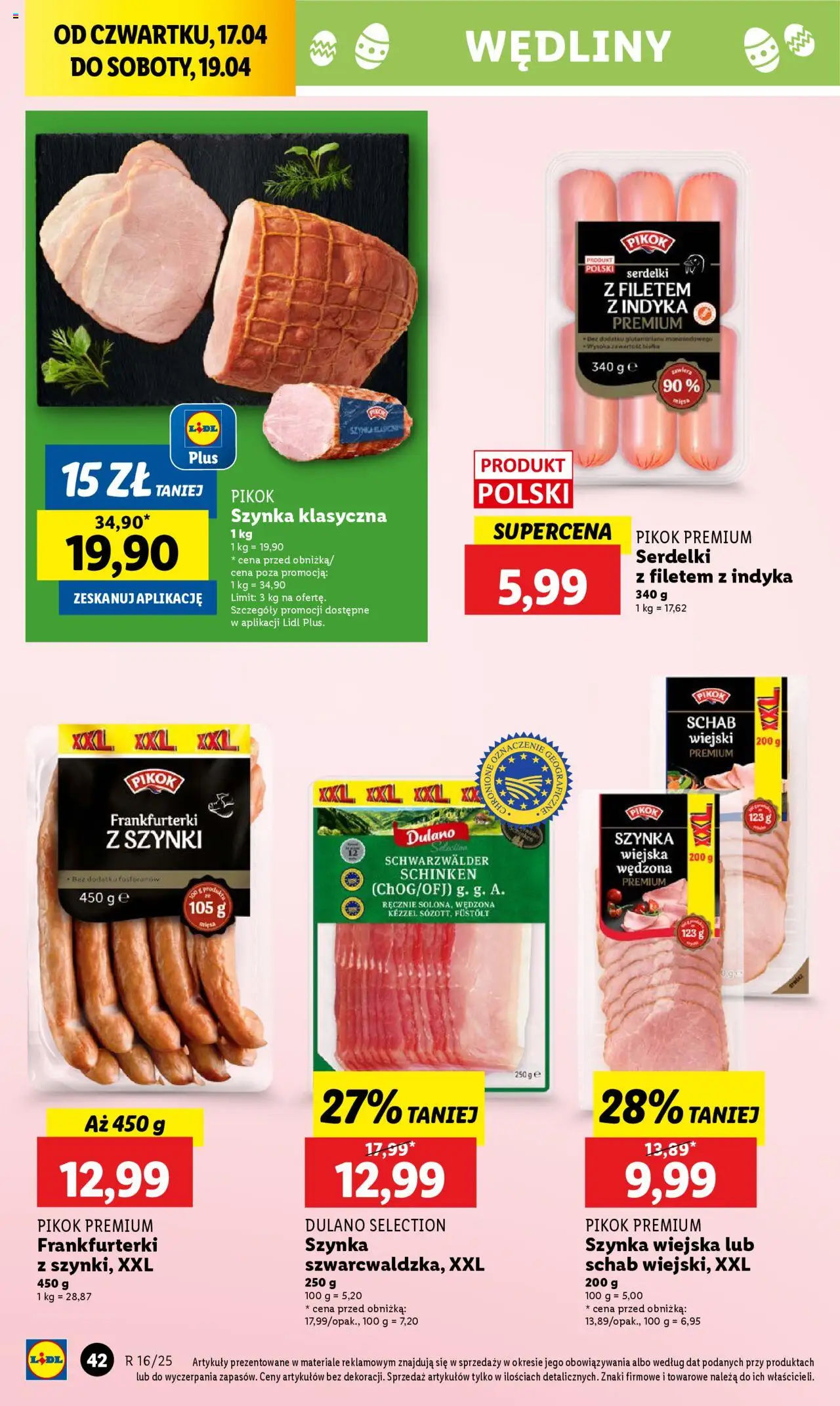 LIDL gazetka ważna od  17.04.2025 do 19.04.2025 strona 44