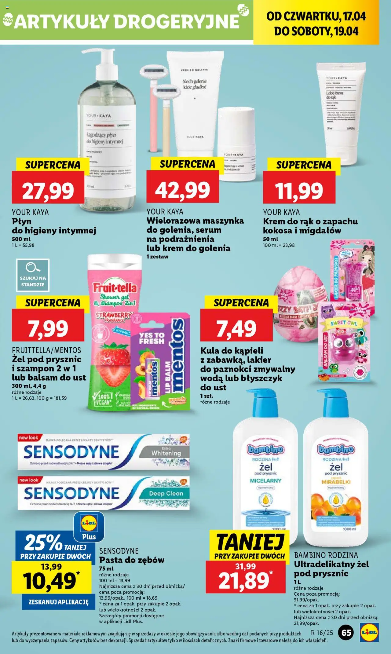 LIDL gazetka ważna od  17.04.2025 do 19.04.2025 strona 64