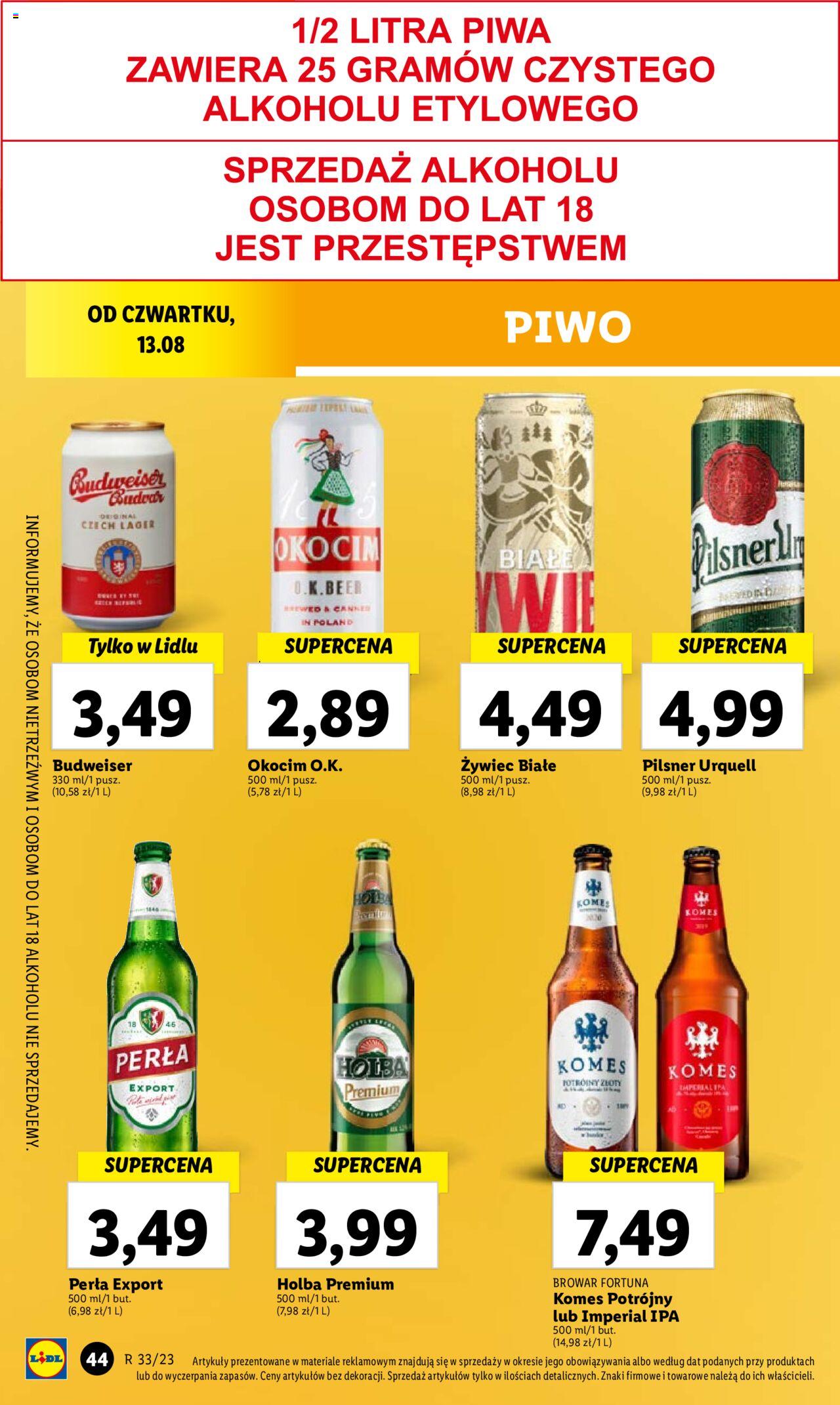 LIDL gazetka ważna od 17.08.2023 do 19.08.2023 strona 49