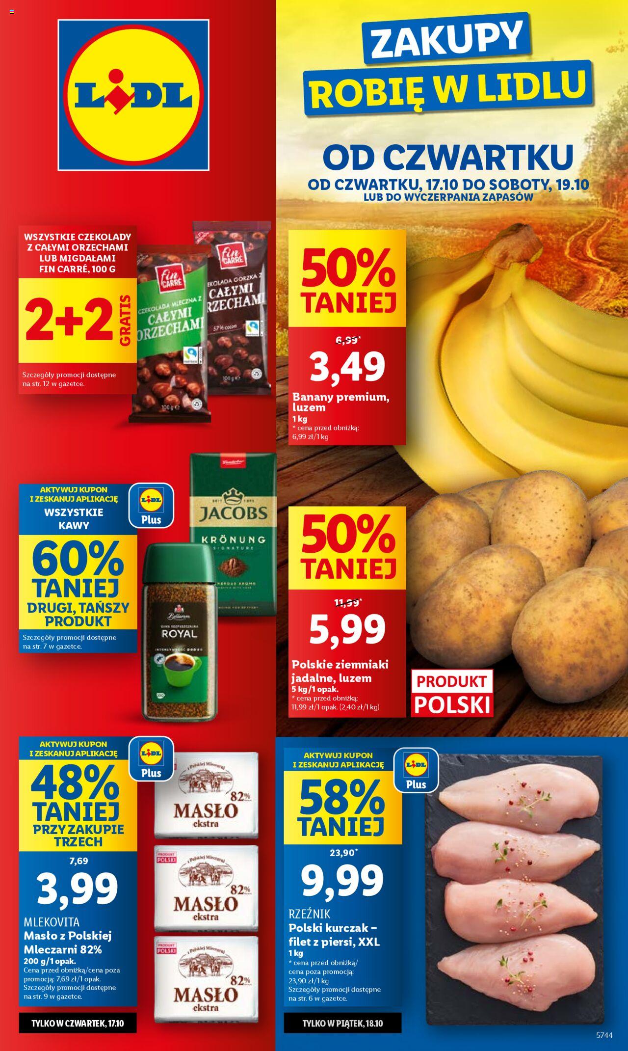 LIDL gazetka ważna od  17.10.2024 do 19.10.2024 strona 1