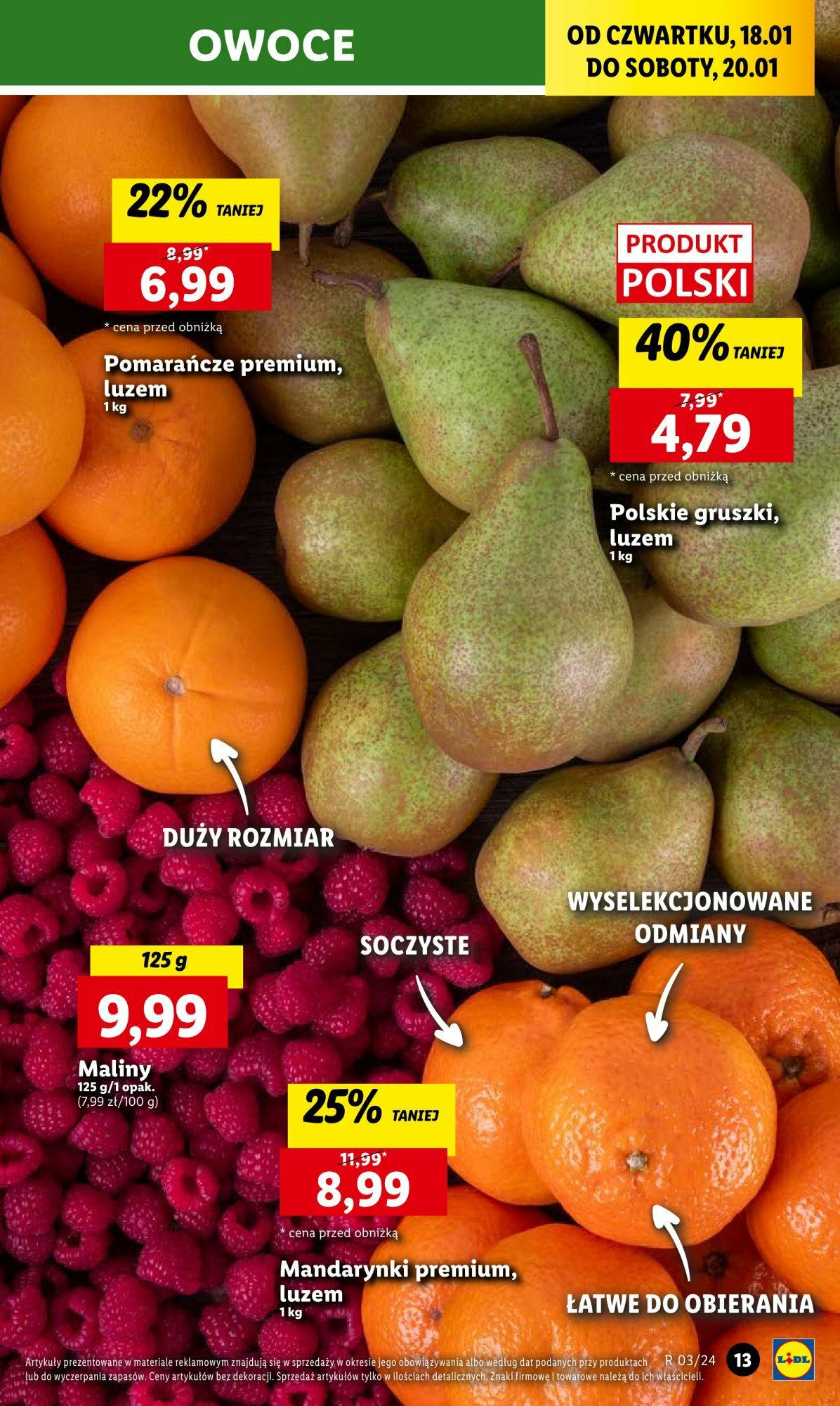 LIDL gazetka ważna od 18.01.2024 do 20.01.2024 strona 13