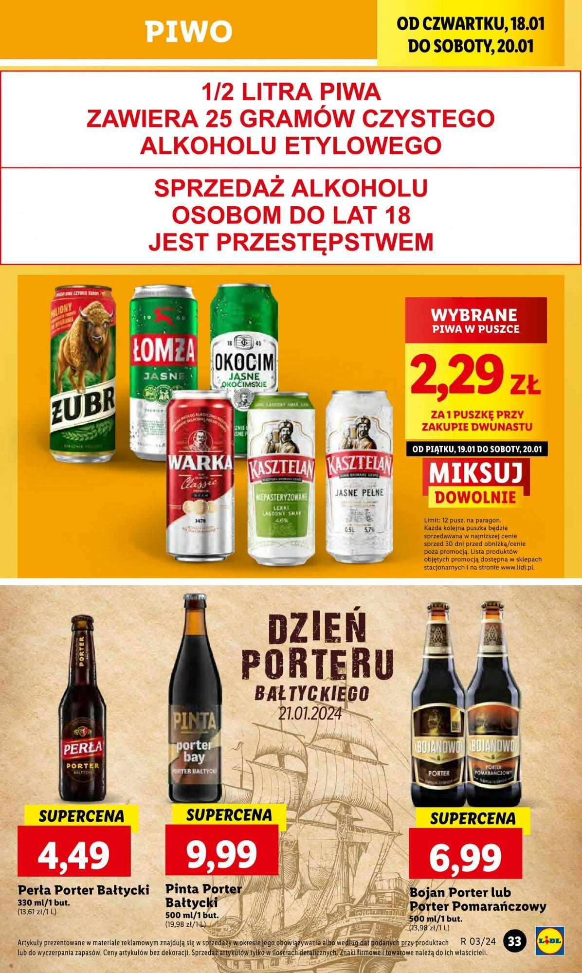 LIDL gazetka ważna od 18.01.2024 do 20.01.2024 strona 33