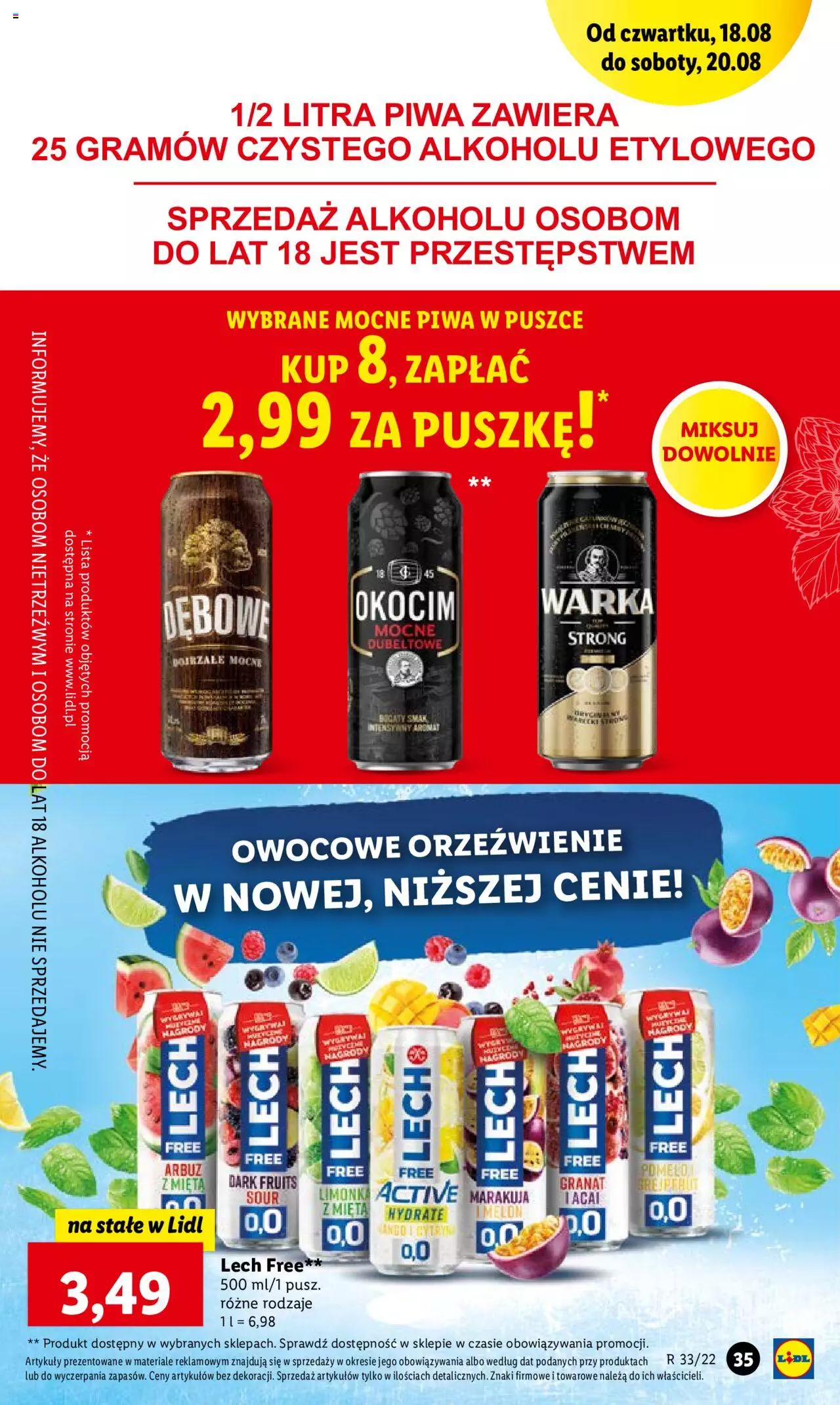 Lidl gazetka ważna od 18.08.2022 do 20.08.2022 strona 35