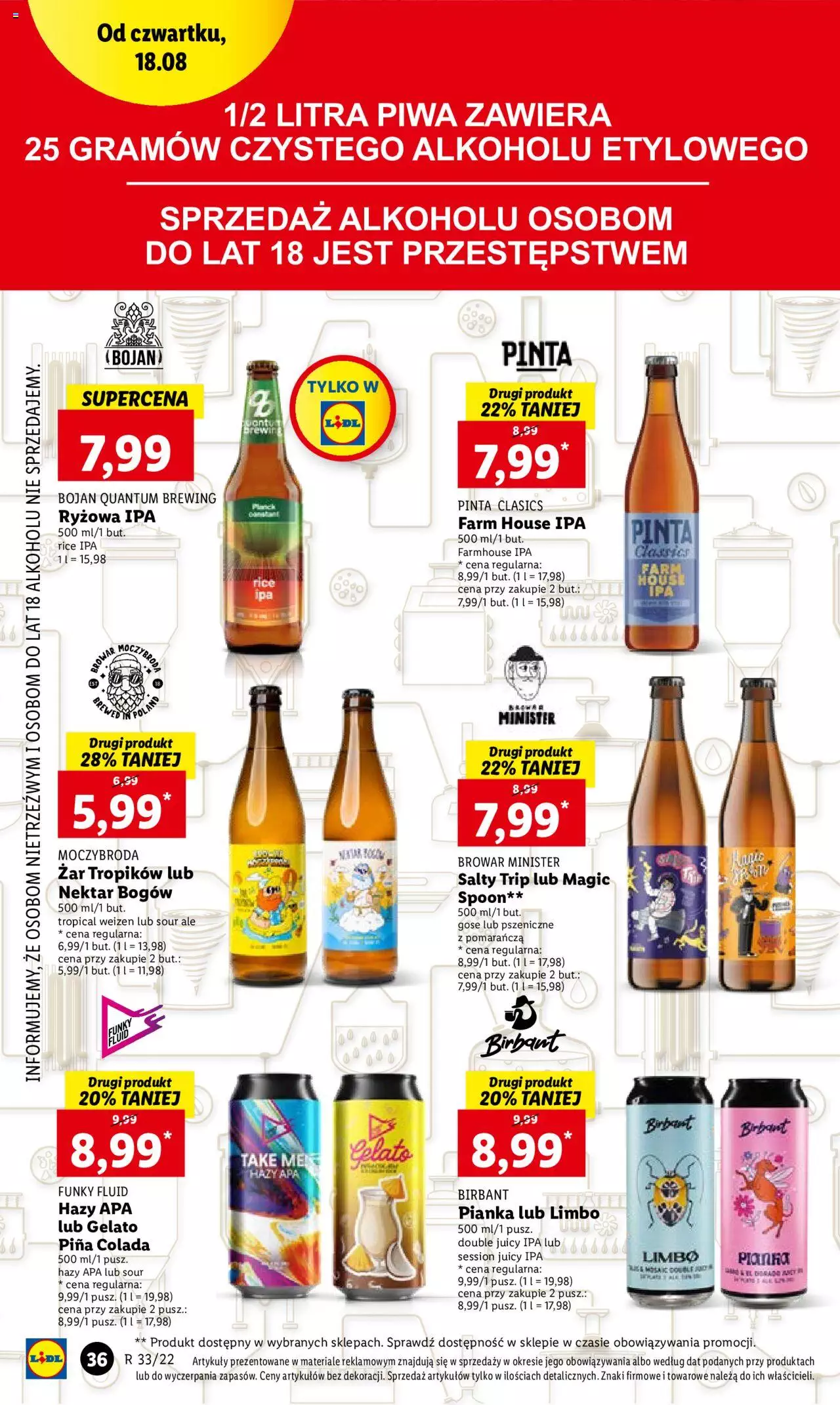 Lidl gazetka ważna od 18.08.2022 do 20.08.2022 strona 36