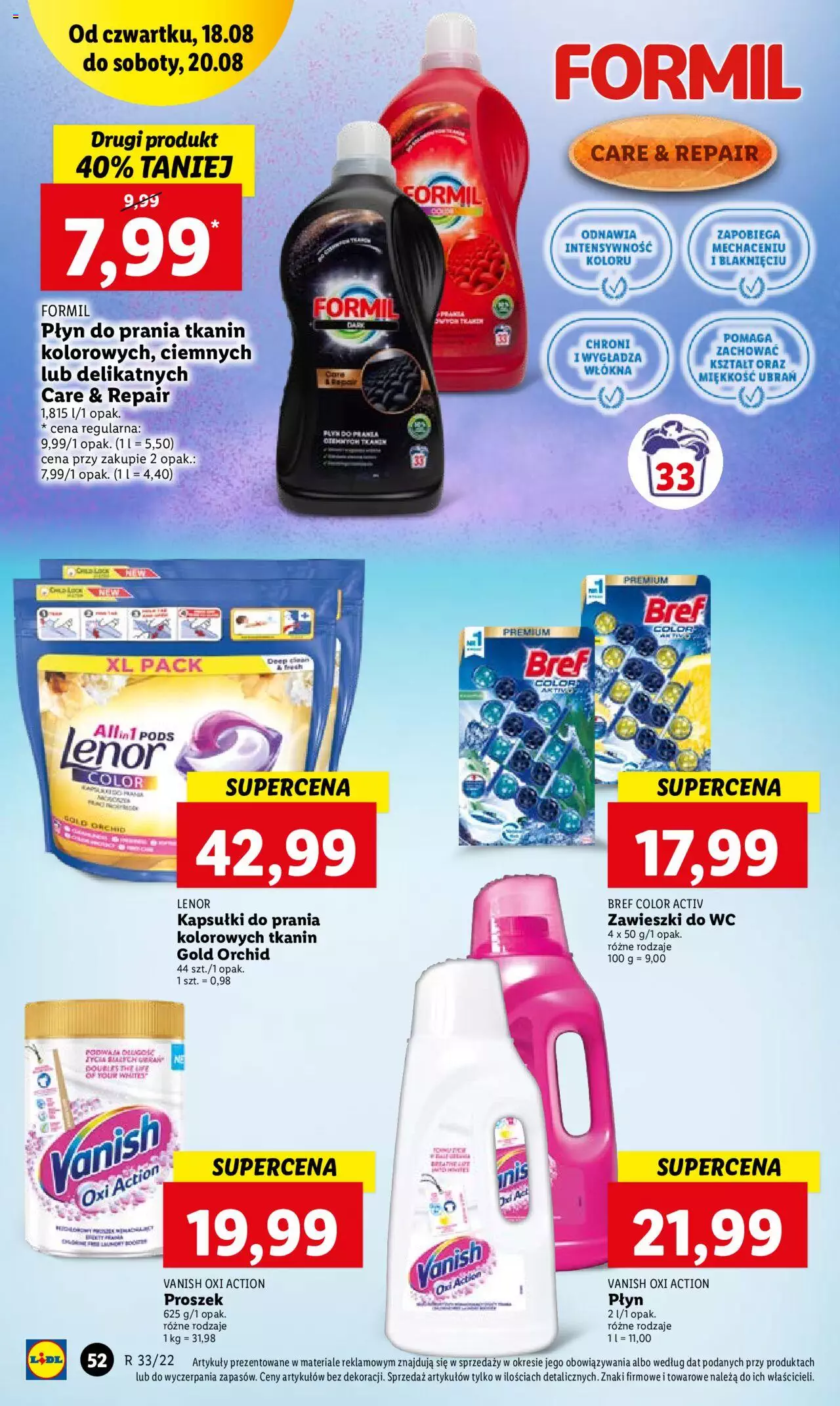 Lidl gazetka ważna od 18.08.2022 do 20.08.2022 strona 52