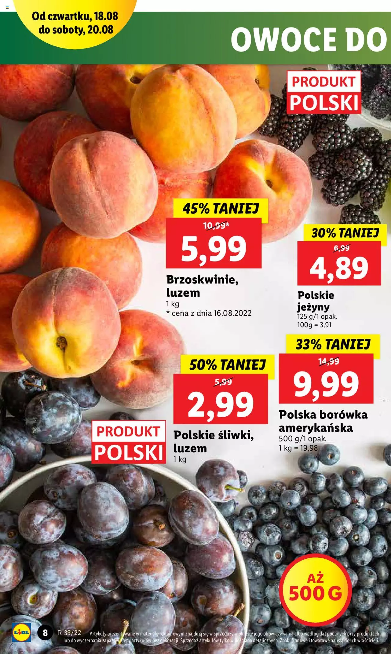 Lidl gazetka ważna od 18.08.2022 do 20.08.2022 strona 8