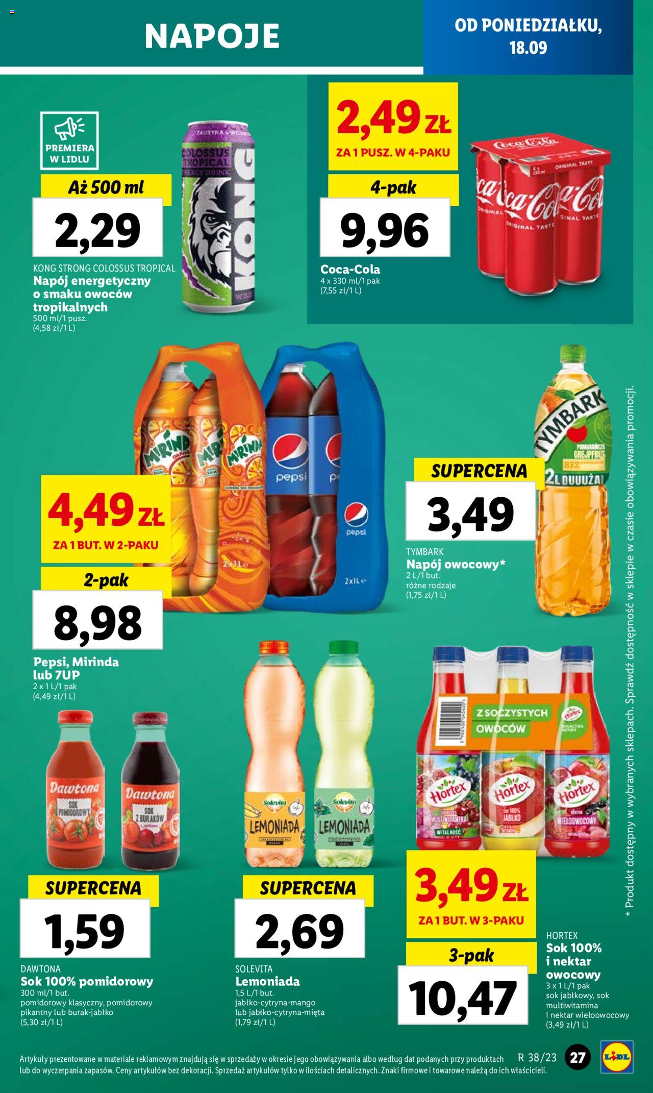 LIDL gazetka ważna od 18.09.2023 do 20.09.2023 strona 35