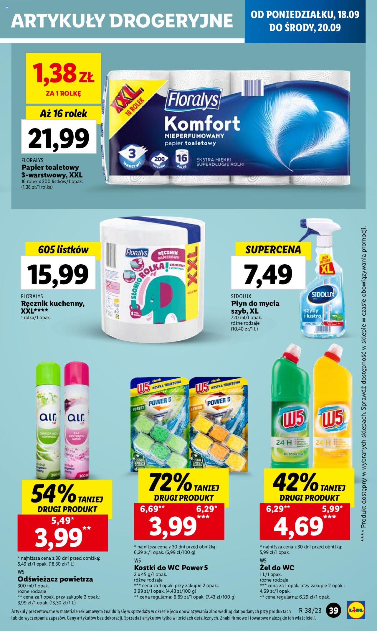 LIDL gazetka ważna od 18.09.2023 do 20.09.2023 strona 49