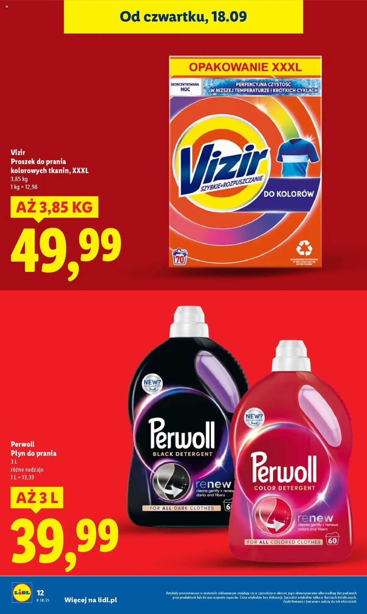 LIDL gazetka ważna od  18.09.2025 do 20.09.2025 strona 12