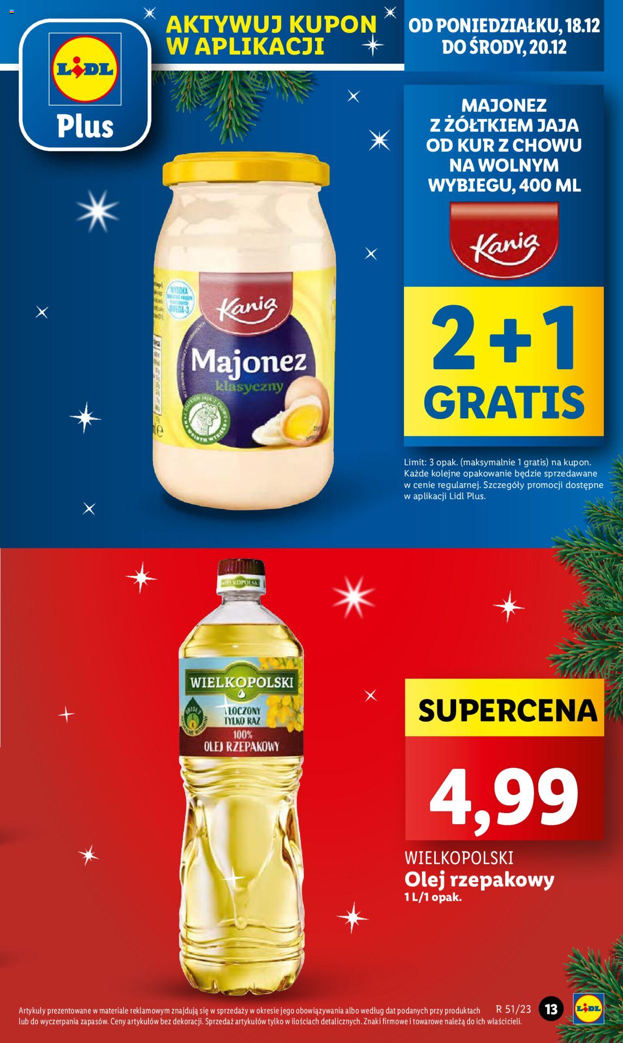 Lidl gazetka ważna od 18.12.2023 do 20.12.2023 strona 13