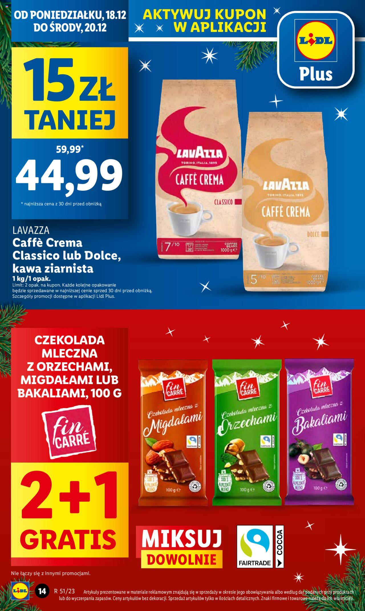 Lidl gazetka ważna od 18.12.2023 do 20.12.2023 strona 14
