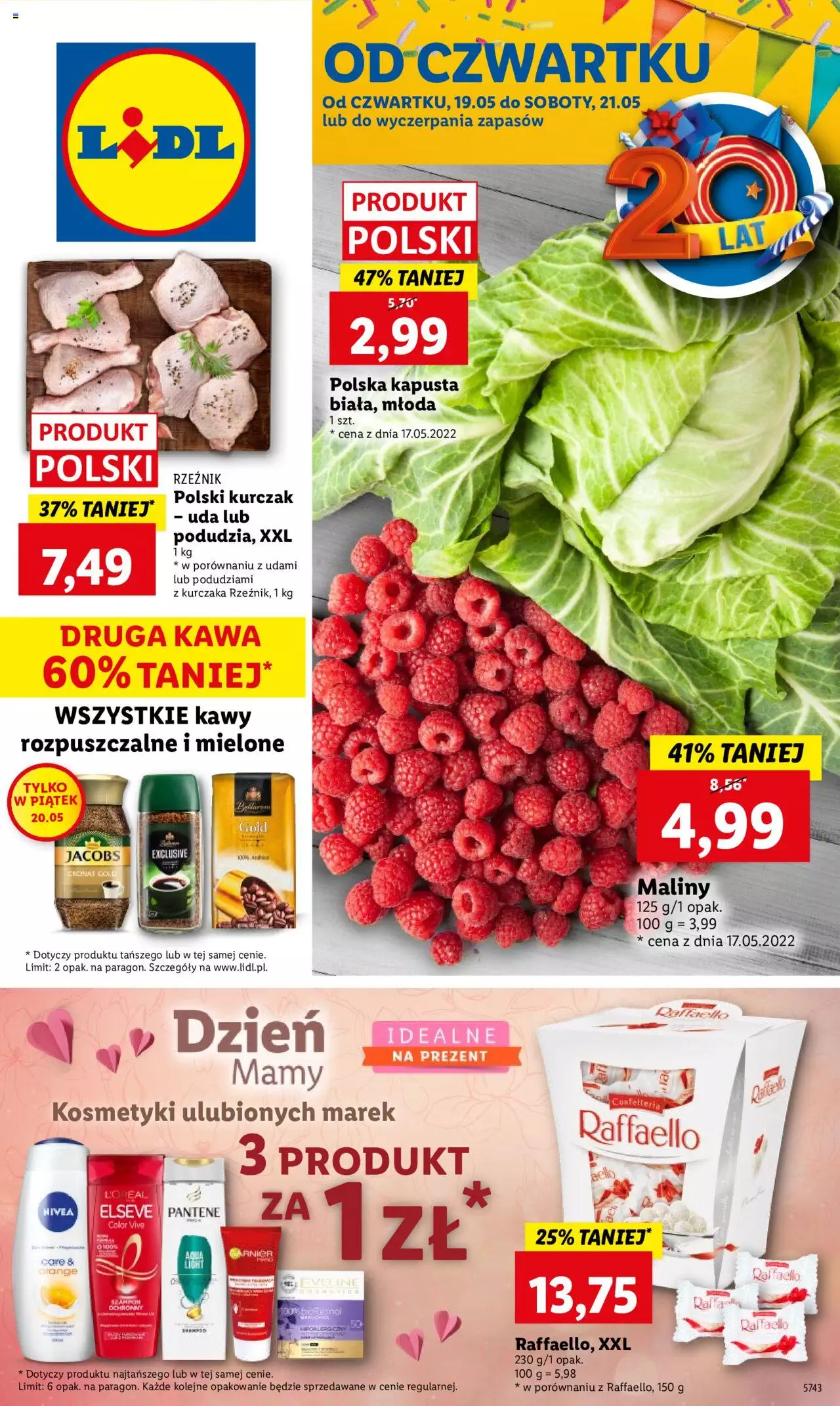 Lidl gazetka ważna od 19.05.2022 do 21.05.2022 strona 1