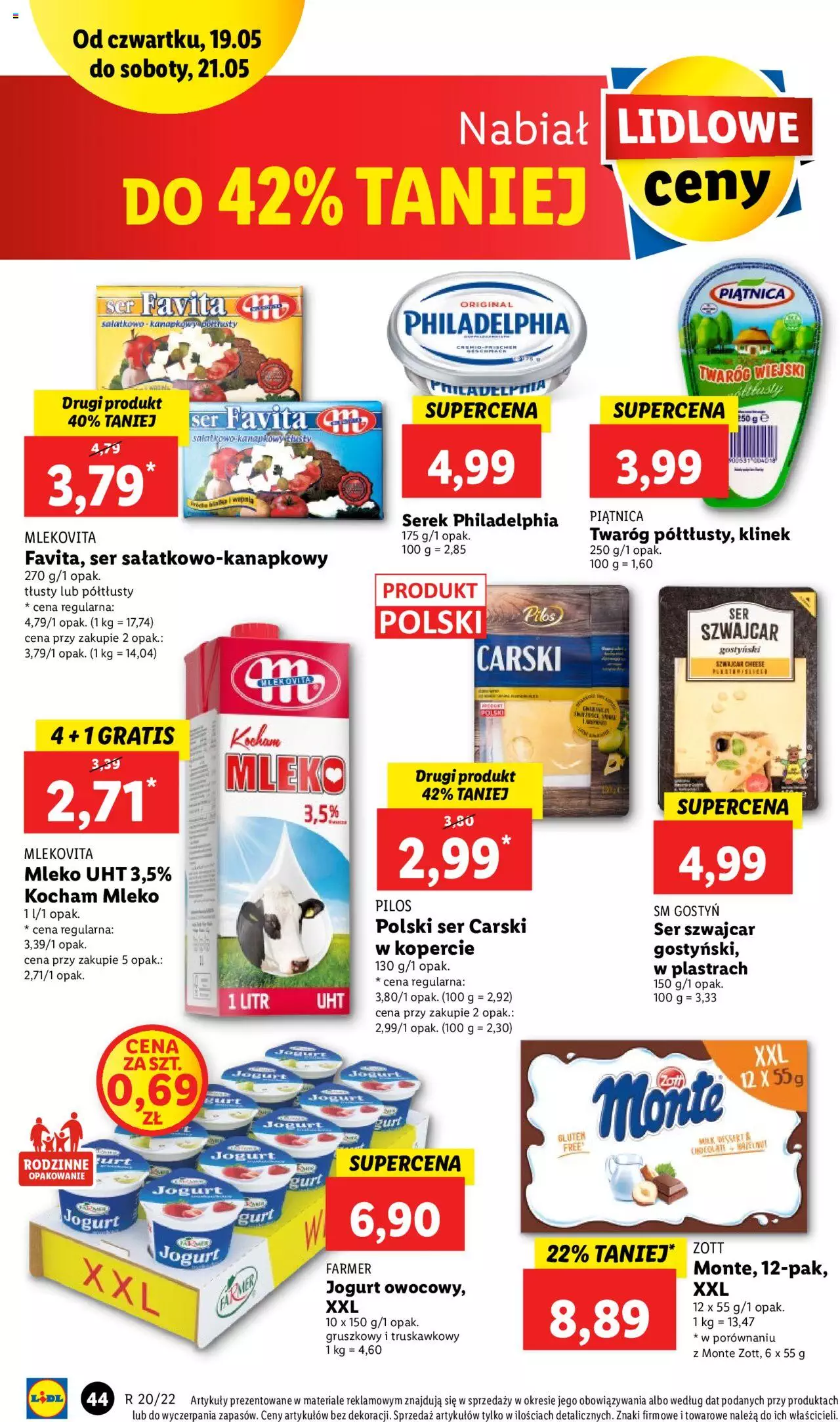Lidl gazetka ważna od 19.05.2022 do 21.05.2022 strona 44
