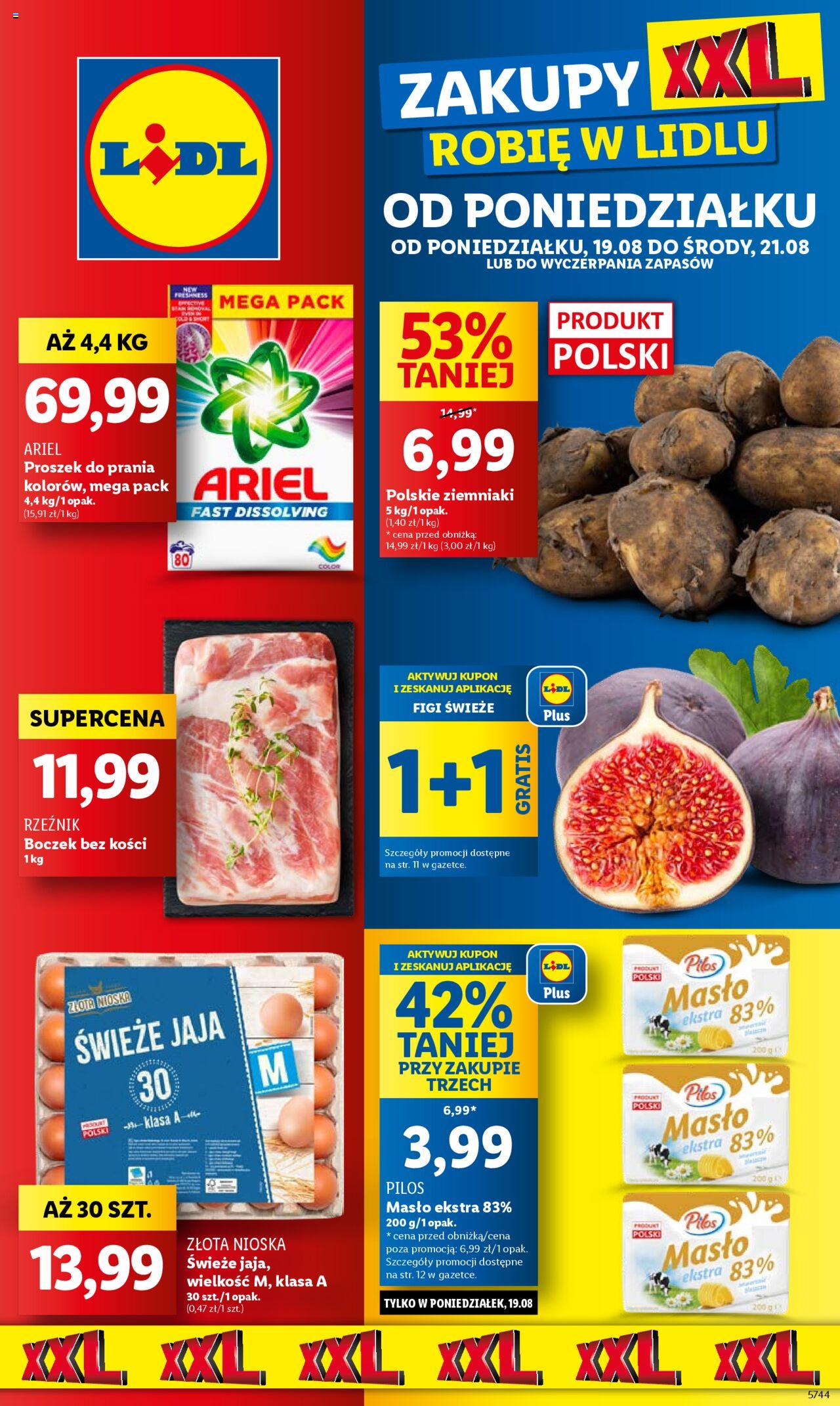 LIDL gazetka ważna od 19.08.2024 do 21.08.2024 strona 1