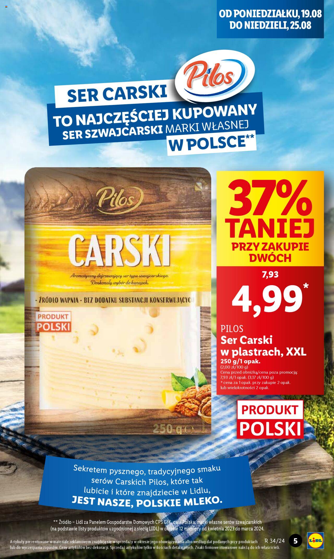 LIDL gazetka ważna od 19.08.2024 do 21.08.2024 strona 5