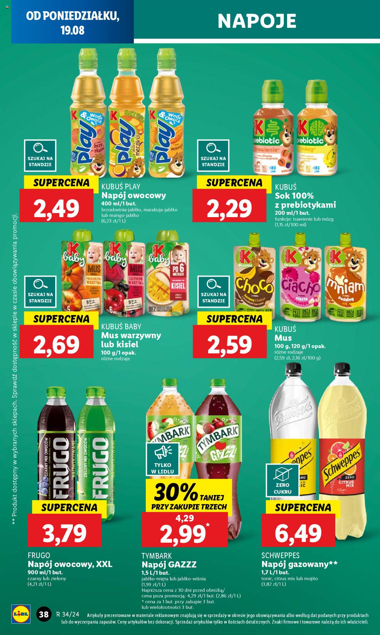 LIDL gazetka ważna od 19.08.2024 do 21.08.2024 strona 42