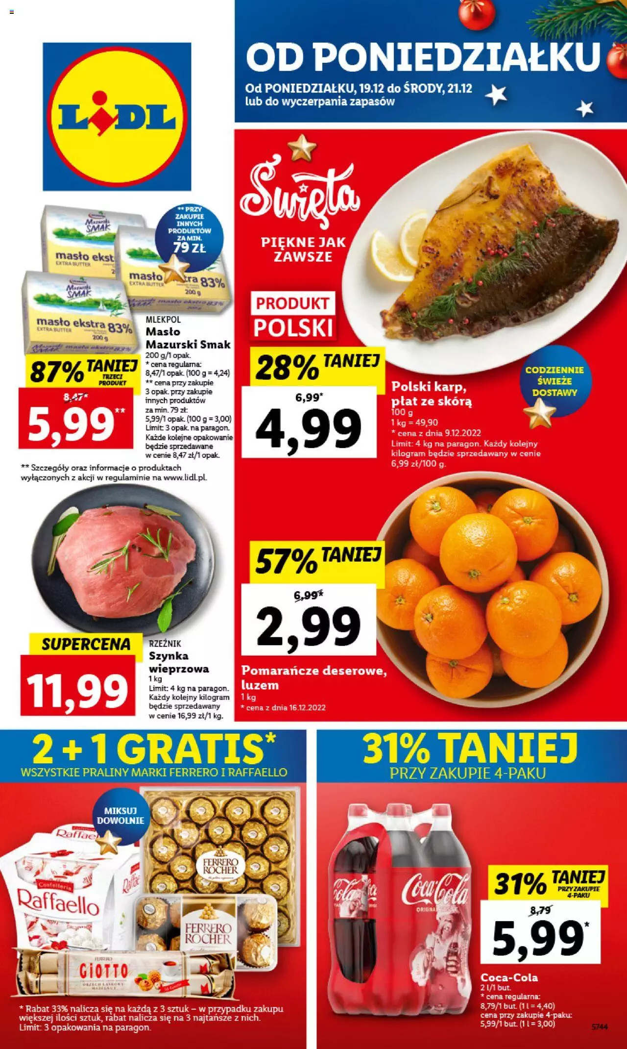Lidl gazetka ważna od 19.12.2022 do 21.12.2022 strona 1