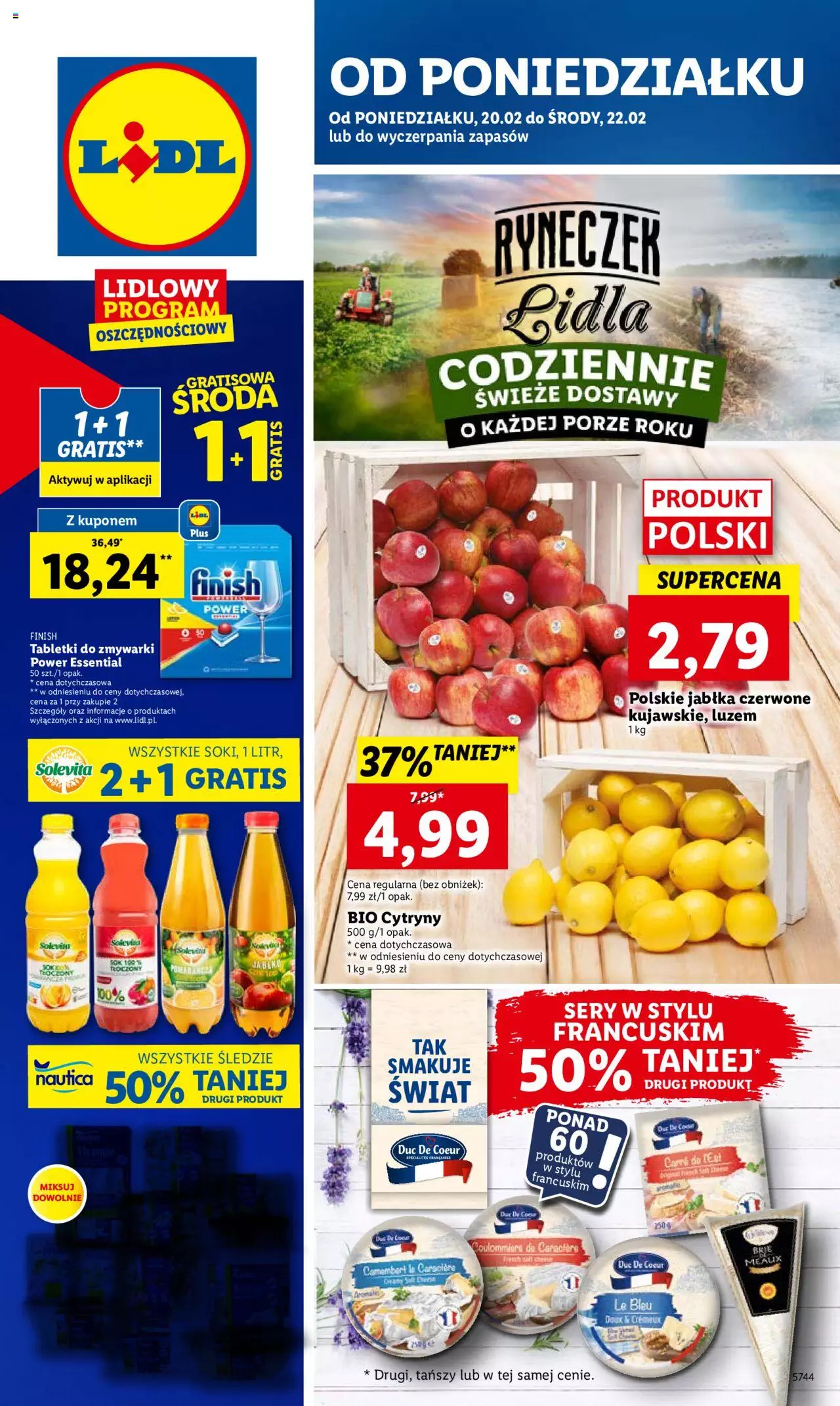 Lidl gazetka ważna od 20.02.2023 do 22.02.2023 strona 1