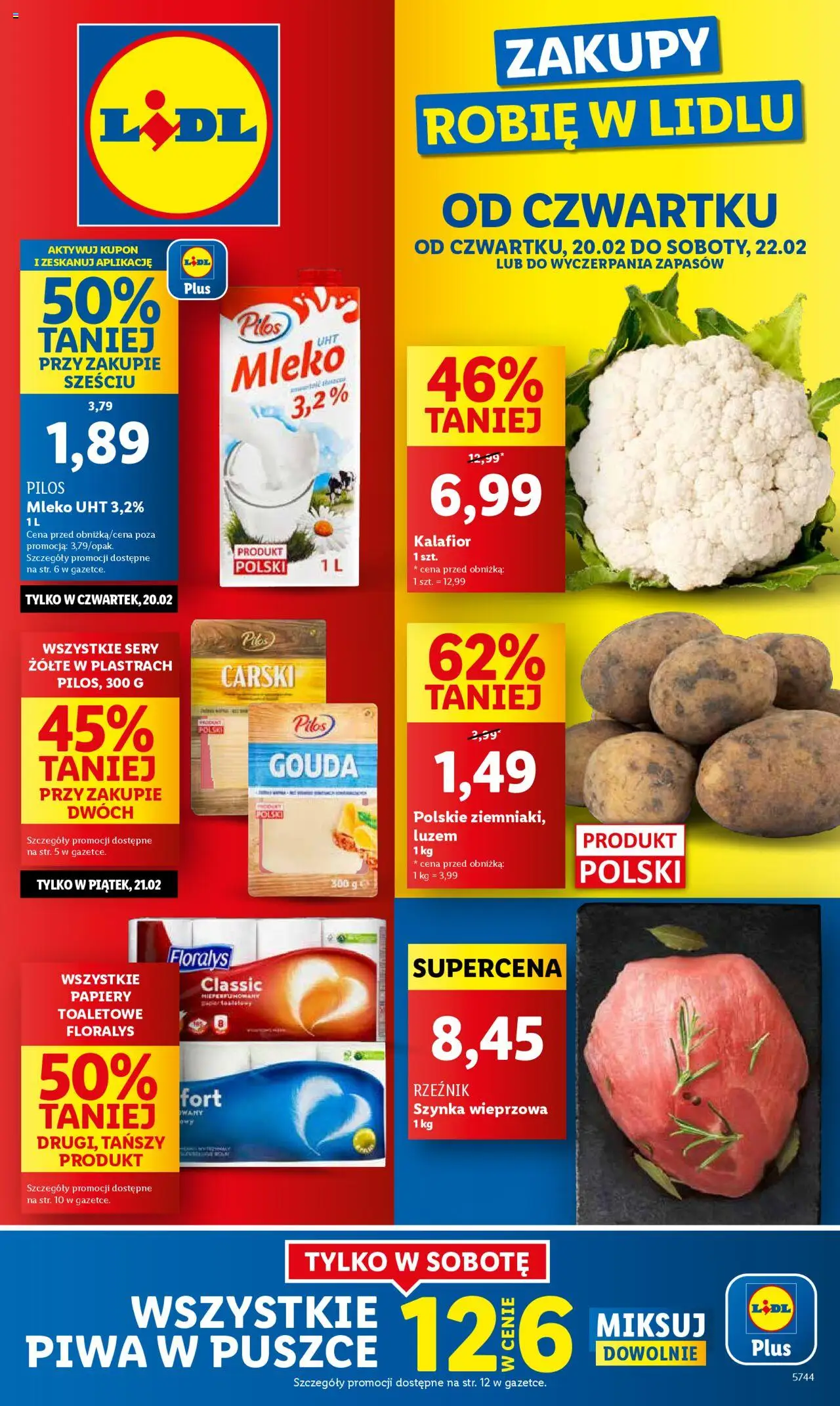 LIDL gazetka ważna  od 20.02.2025 do 22.02.2025 strona 1