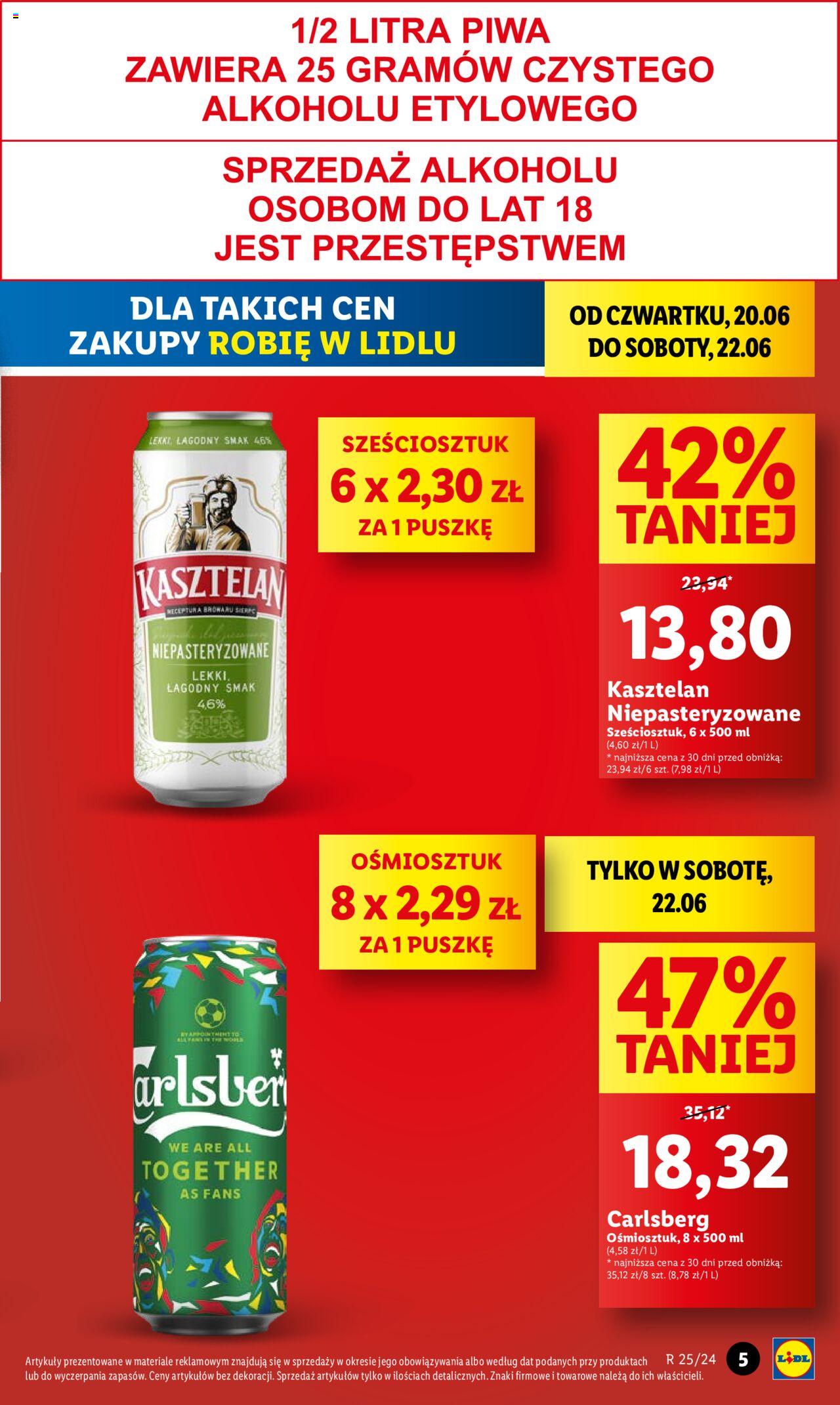 LIDL gazetka ważna od 20.06.2024 do 22.06.2024 strona 5